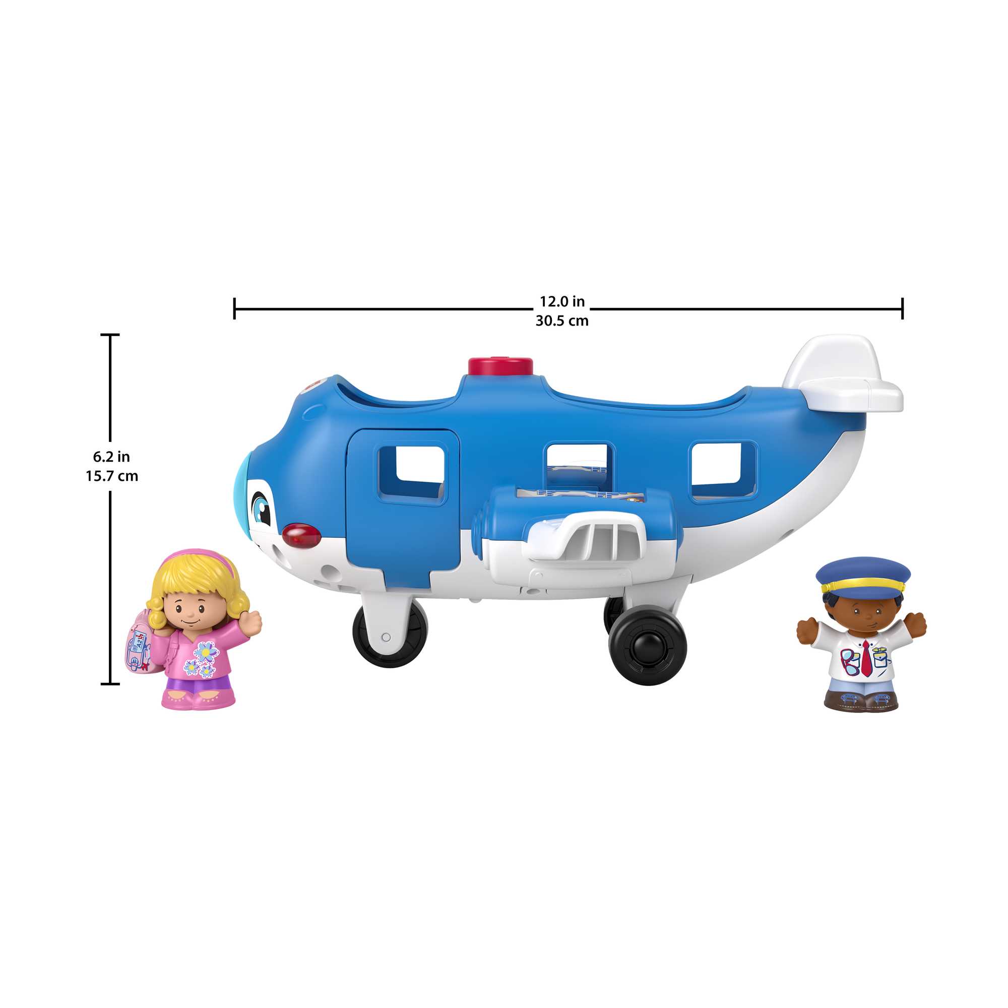 Fisher-Price Véhicule jouet Little People Barbie Avion de r