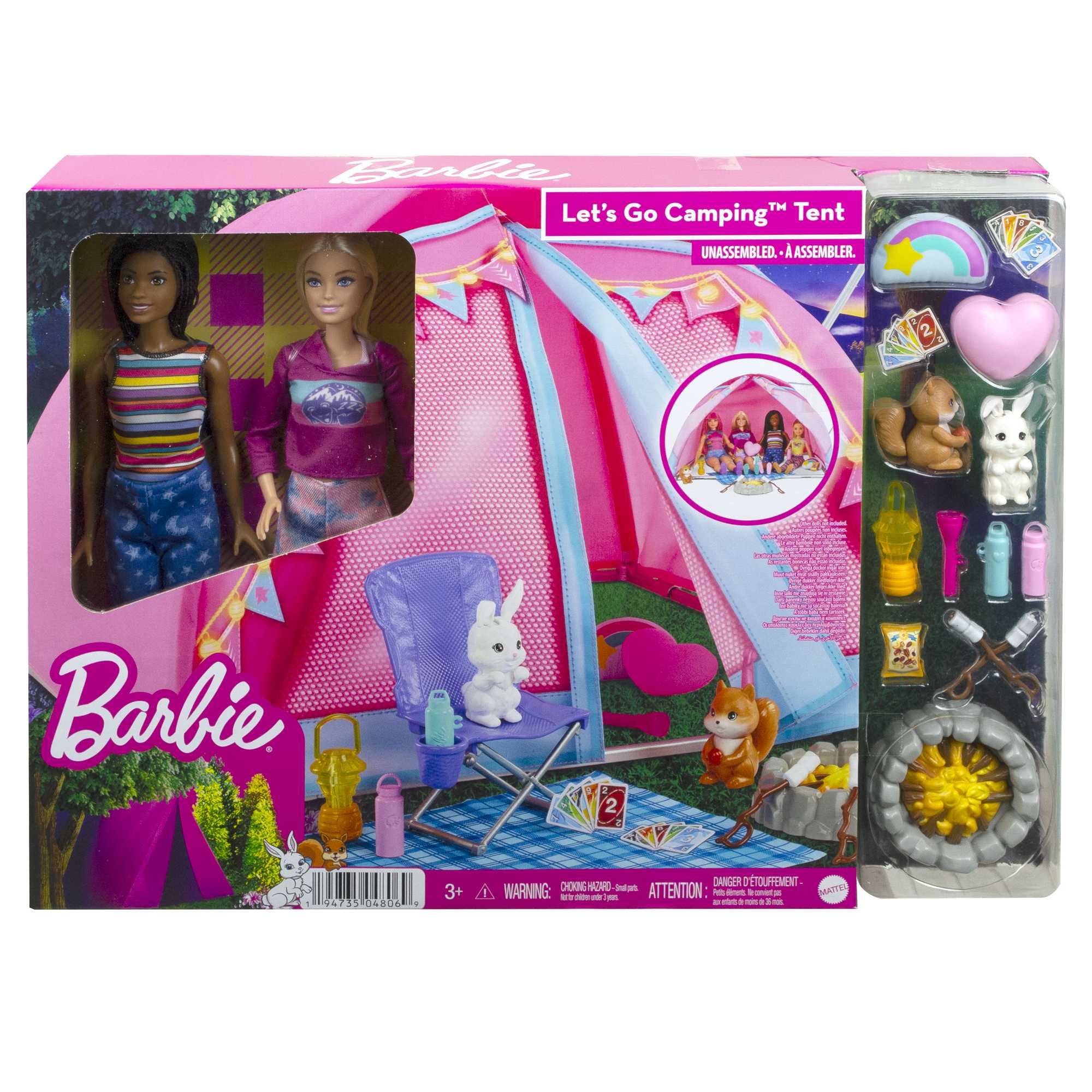 Barbie Let's Go Camping Tent, HGC18