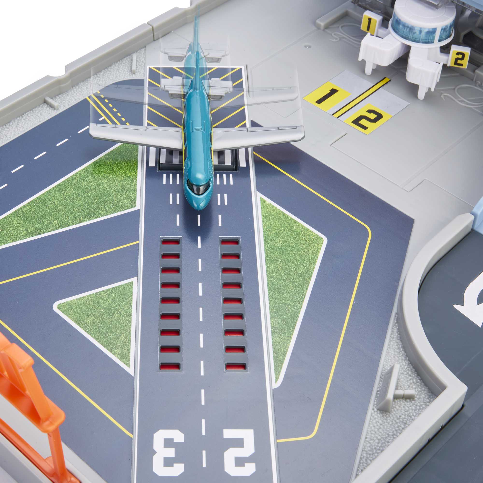 Matchbox coffret Aéroport avec une voiture et un avion à l'échelle
