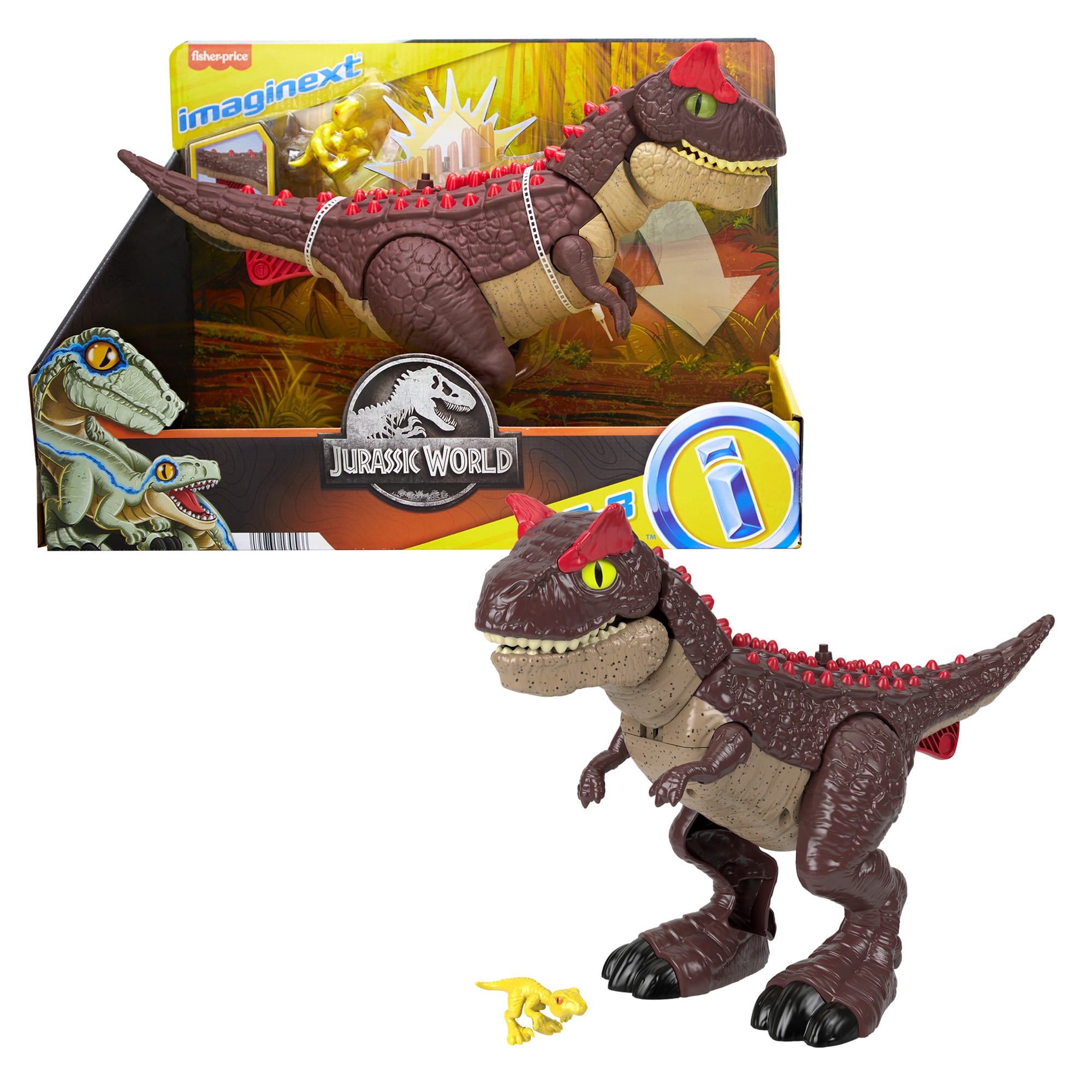 Imaginext Jurassic World Spike Strike Carnotaurus HML42 MATTEL imaginext-jurassic-world-spike-strike-carnotaurus-hml42-mattel
