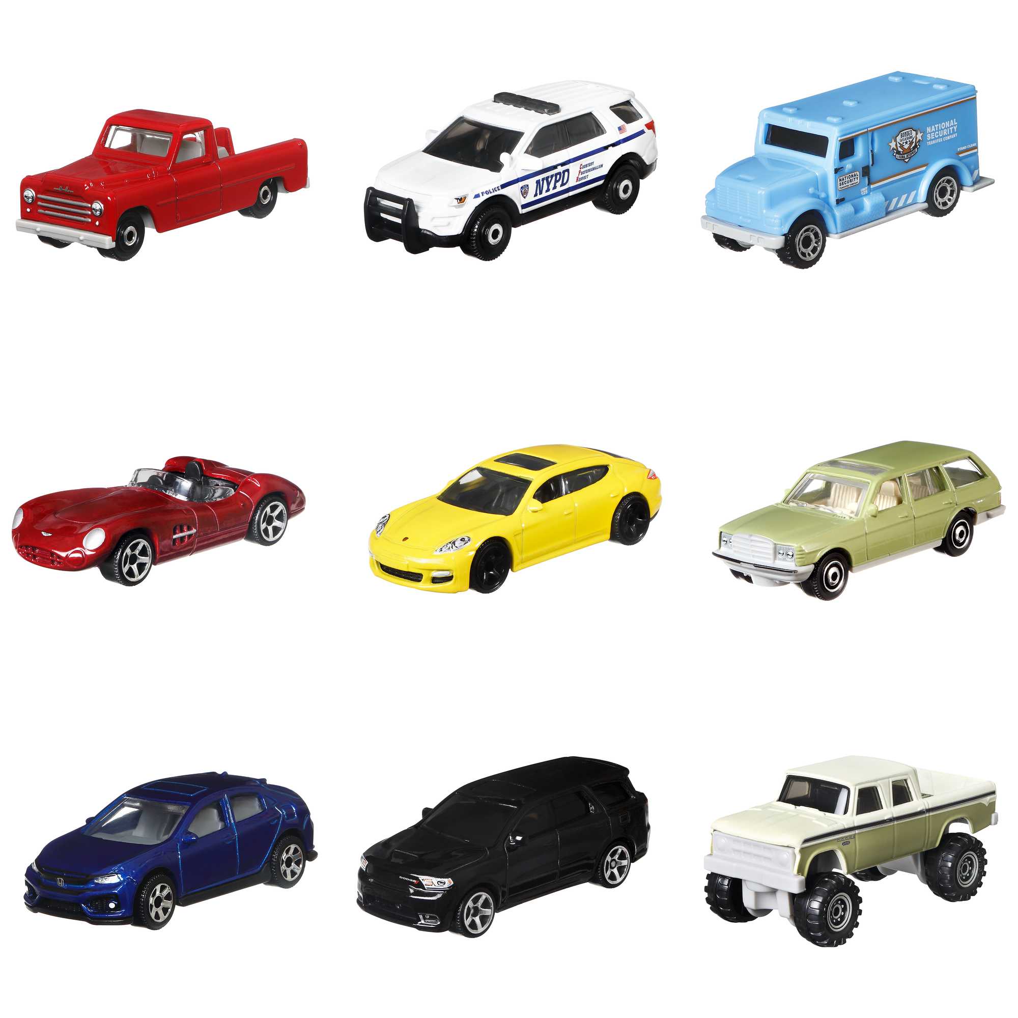 Matchbox 9 MATCHBOX 9-PACK Vehicles Assortment | MATTEL