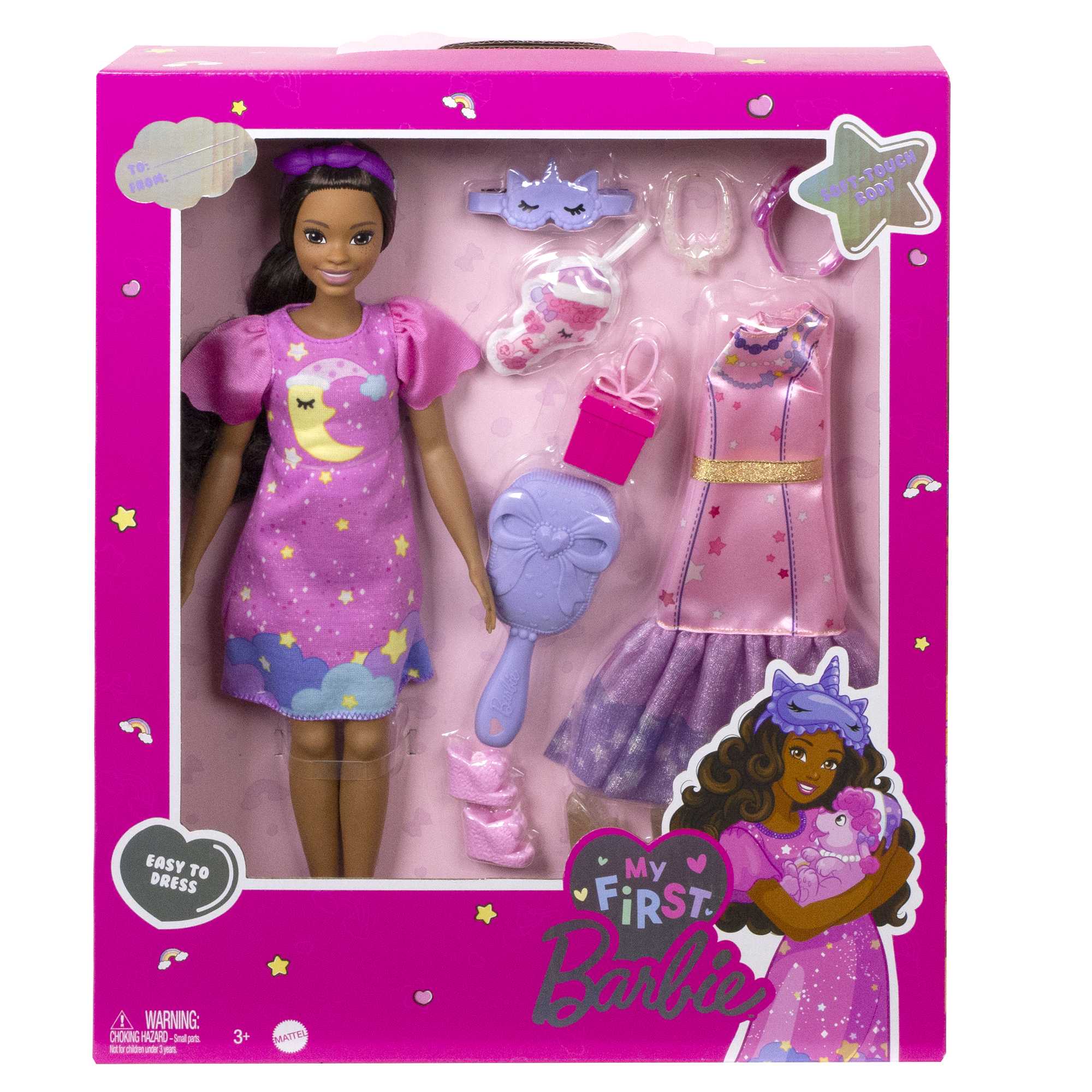 Barbie – Ma Première Barbie – Poupée Brune, HMM67