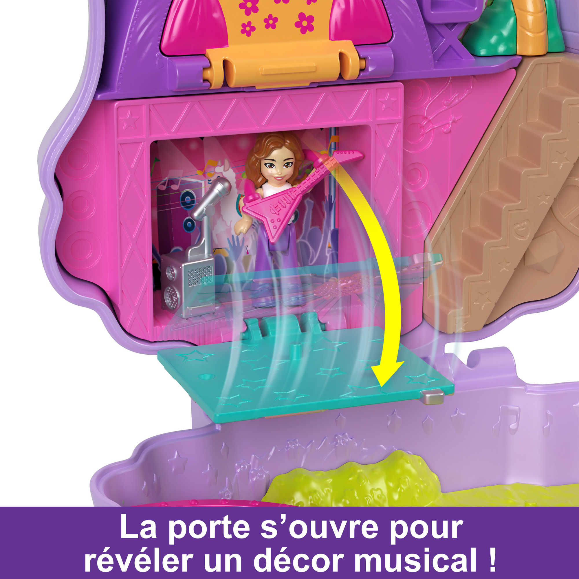 Polly Pocket - Coffret Caniche Au Spa - Mini Figurines - 4 ans et +, HKV35
