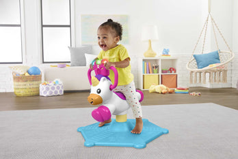 Fisher-Price Bounce and Spin Unicorn GHY50 MATTEL