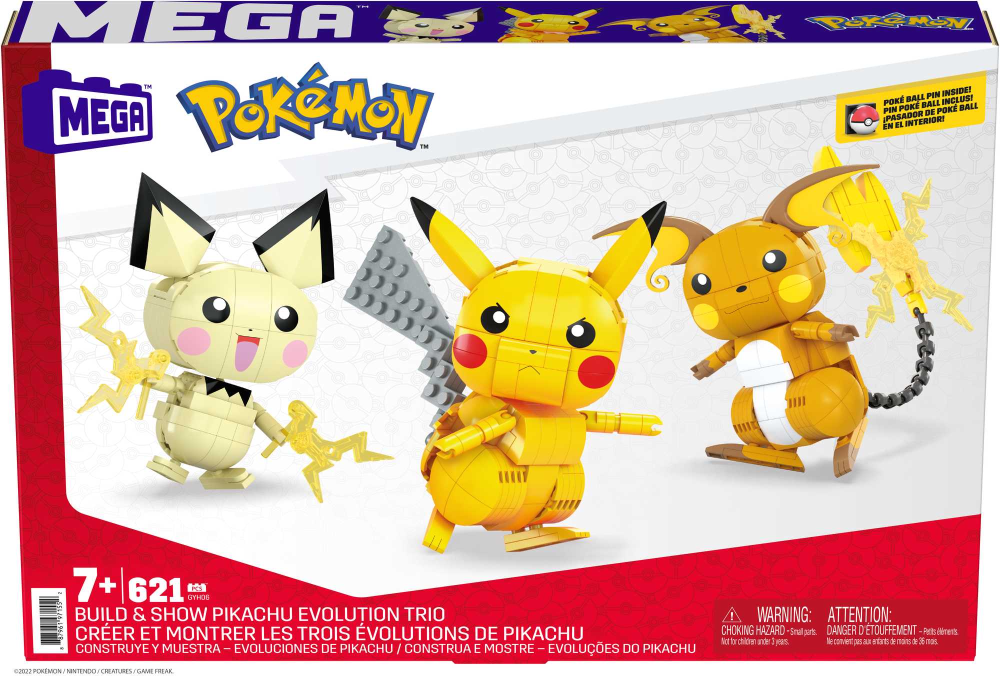 Brinquedo De Montar Mega Construx Pokémon Raichu 73 Peças em Promoção na  Americanas