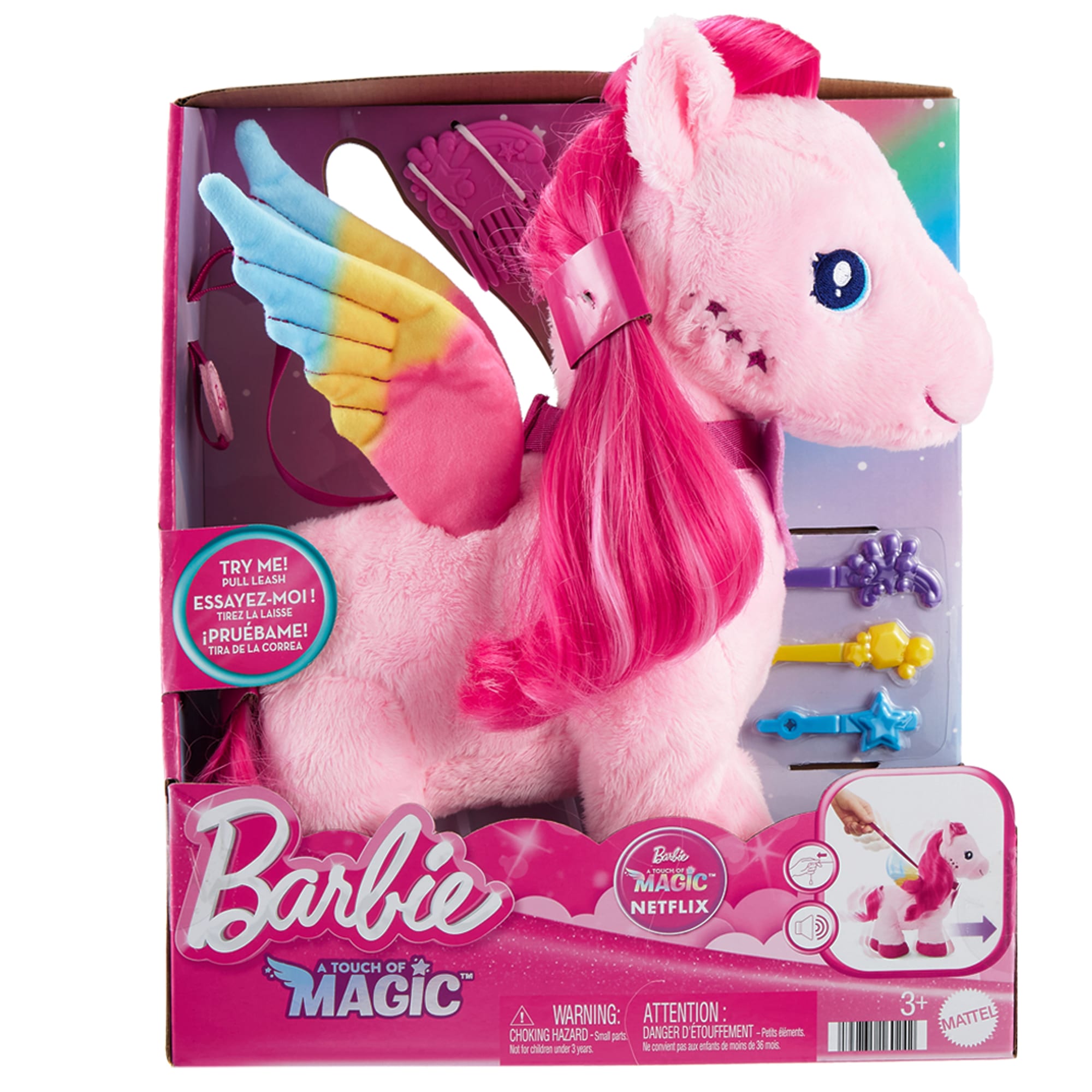 Barbie - Cavalo Pegasus a Touch Of Magic Hlc40 - MP Brinquedos