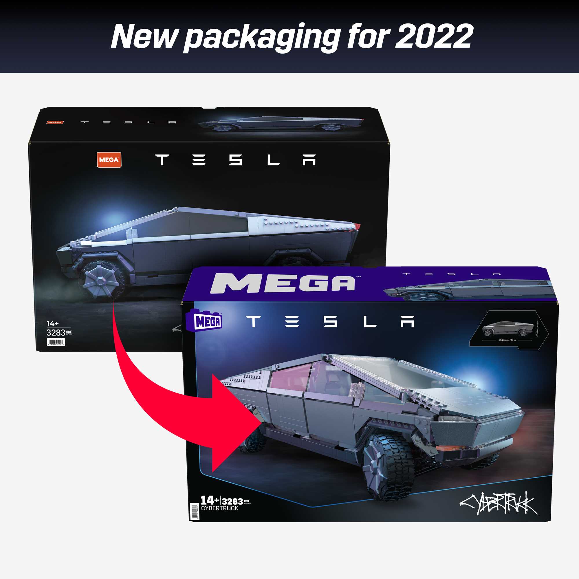 MEGA Tesla Cybertruck Vehicle Building Toy For Adults & Collectors –  NEXTLEVELUK