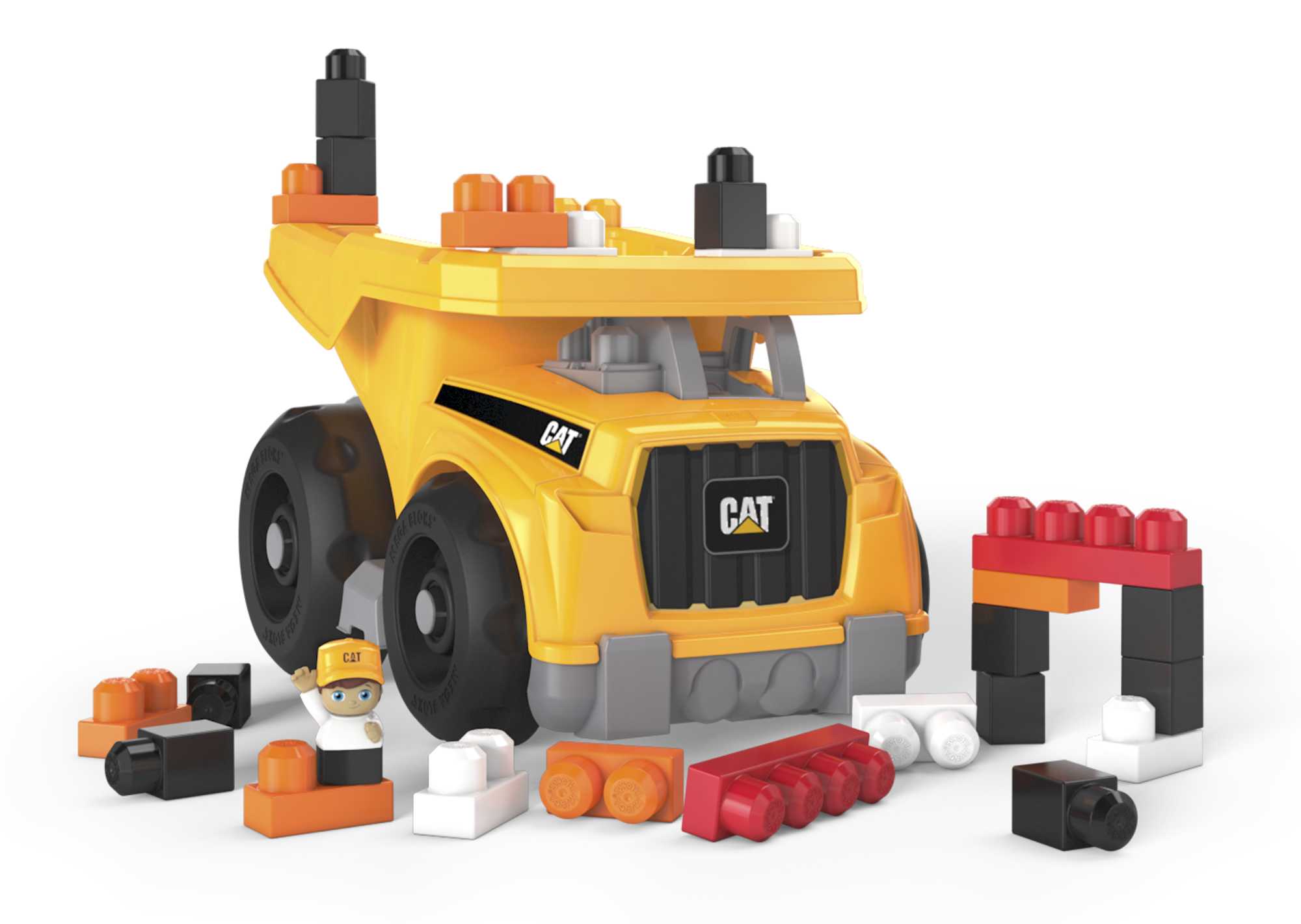 Mega Bloks Cat Large Dump Truck Dcj86 Mattel