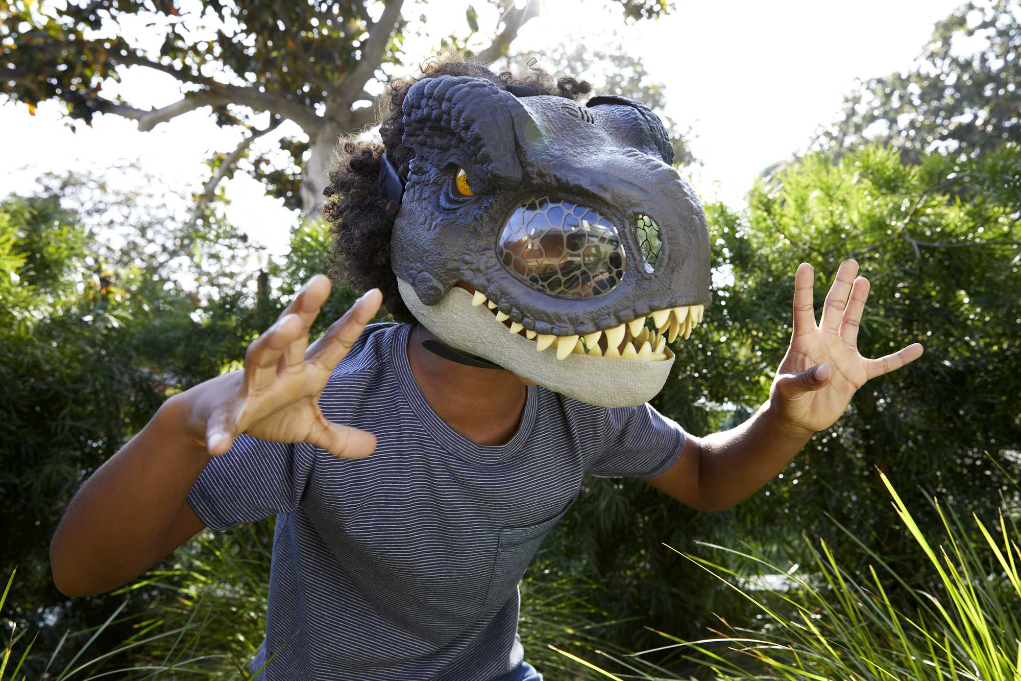 Jurassic World Tyrannosaurus Rex Chomp 'N Roar Mask | GYW85 | MATTEL GB