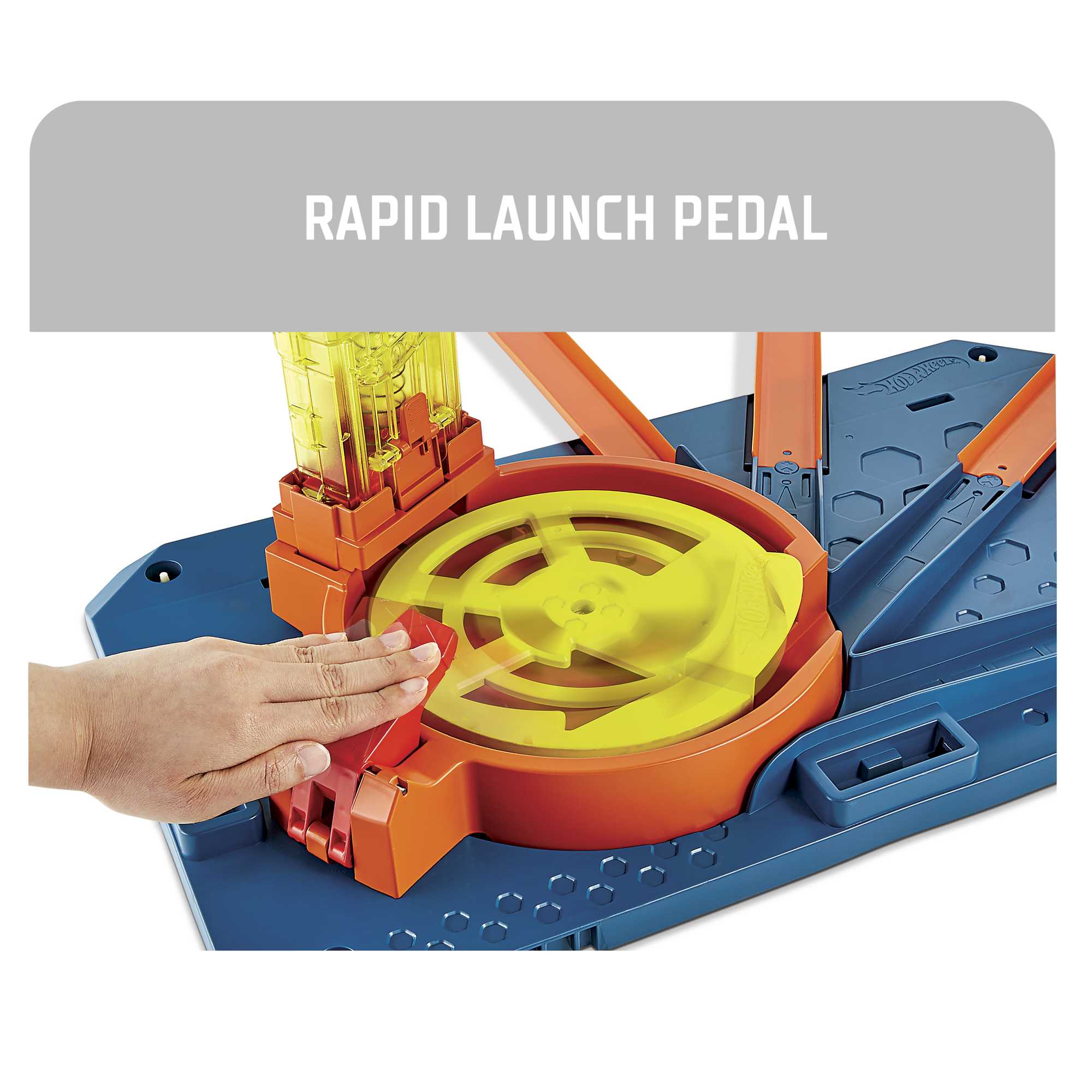 Hot Wheels Track Builder Unlimited Rapid Launch Builder Box, GVG11