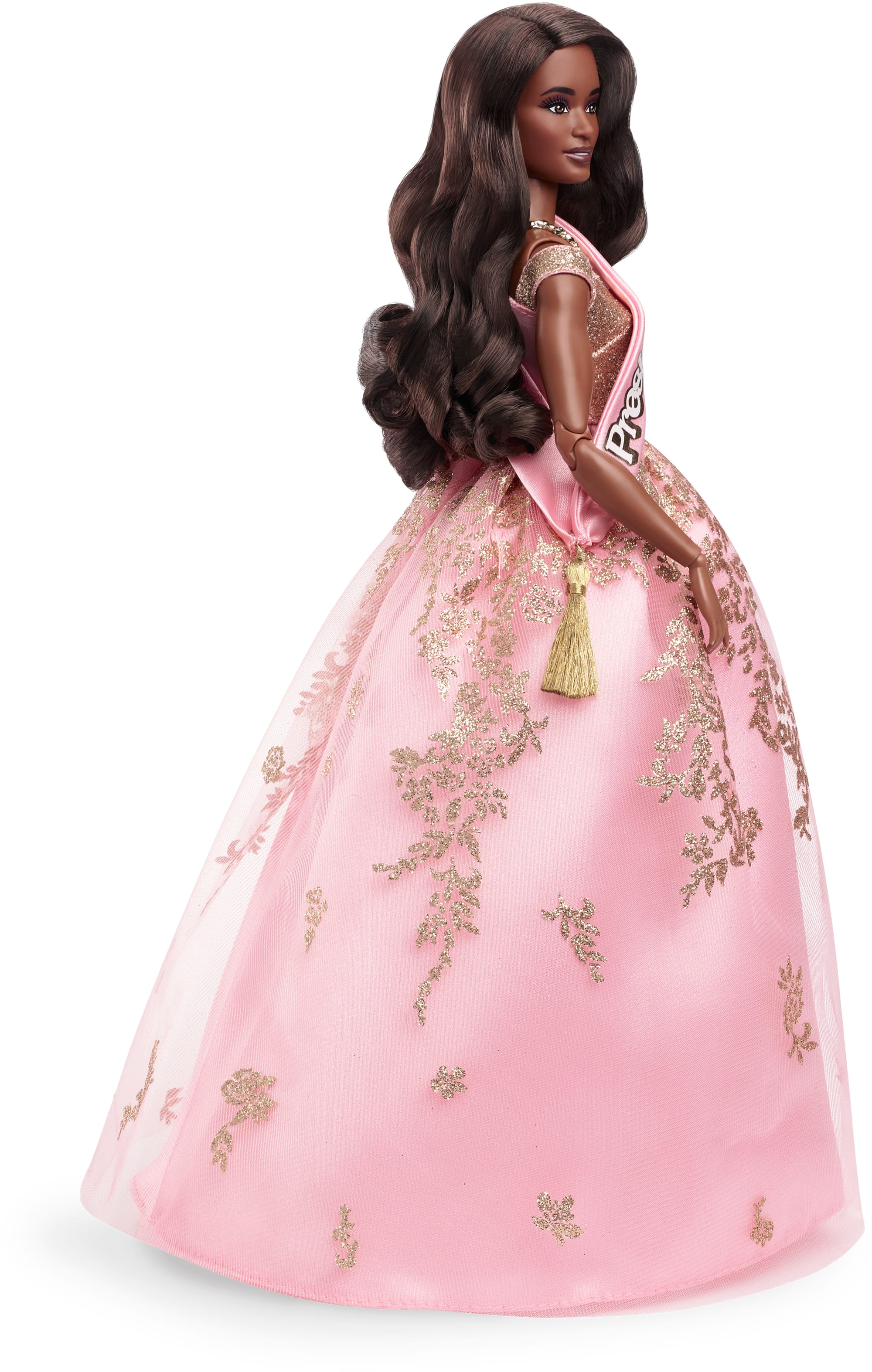 Accor gaan beslissen methodologie President Barbie in Pink and Gold Dress – Barbie The Movie | HPK05 | MATTEL