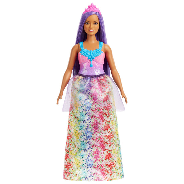 Barbie Dreamtopia Prinzessinnen-Puppe (kurvig, brünettes Haar