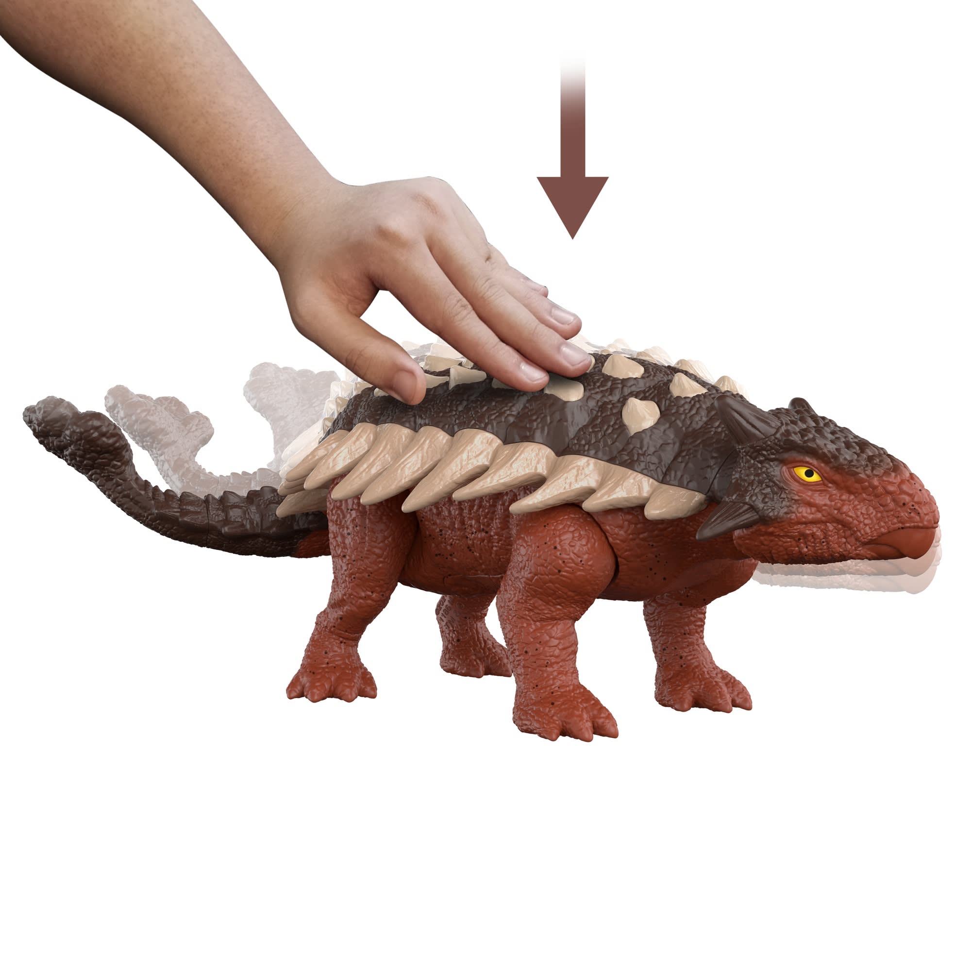 Jurassic World Roar Strikers Ankylosaurus | HDX36 | MATTEL DE