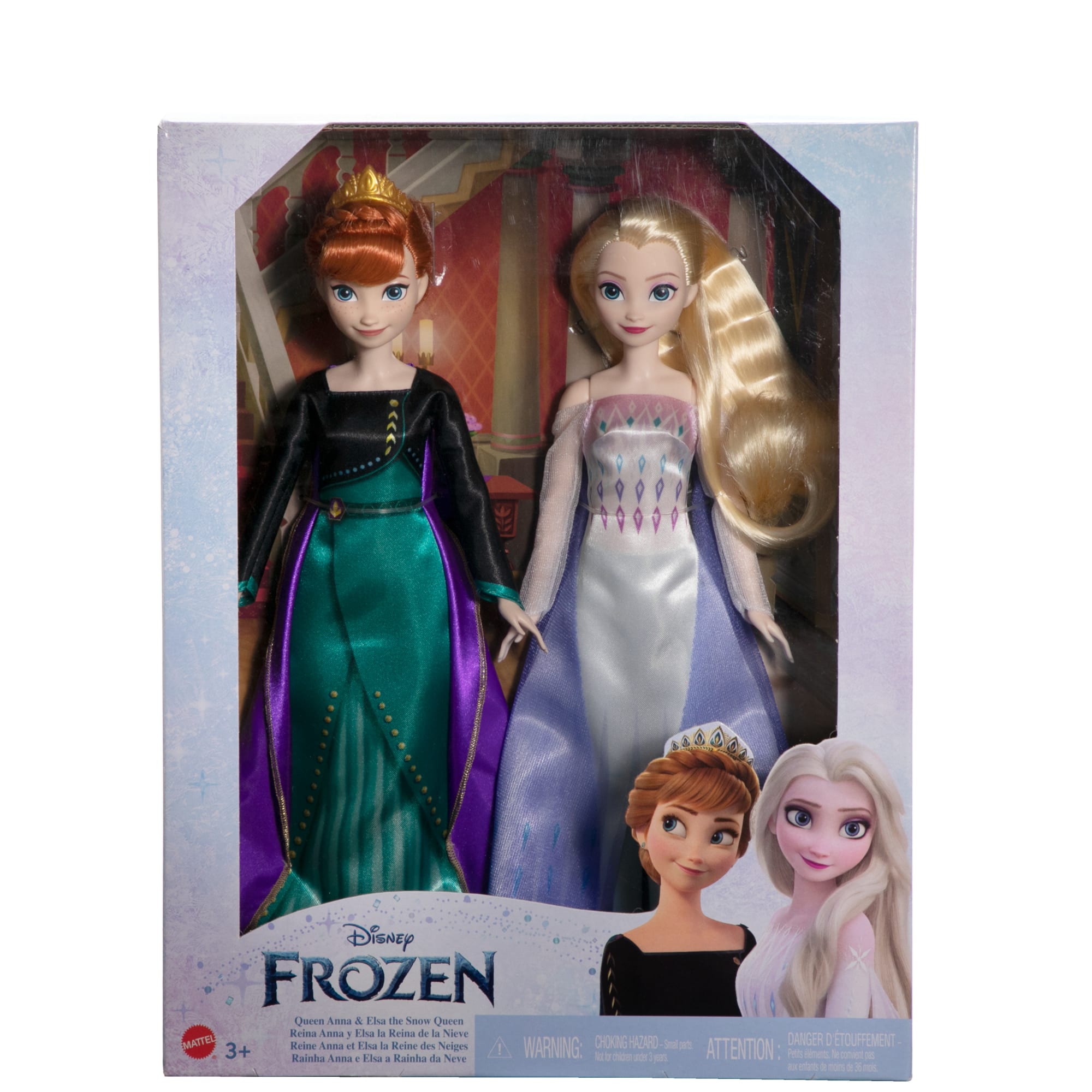 Disney Frozen Reina Anna y Elsa Reina de las Nieves | HMK51 | MATTEL