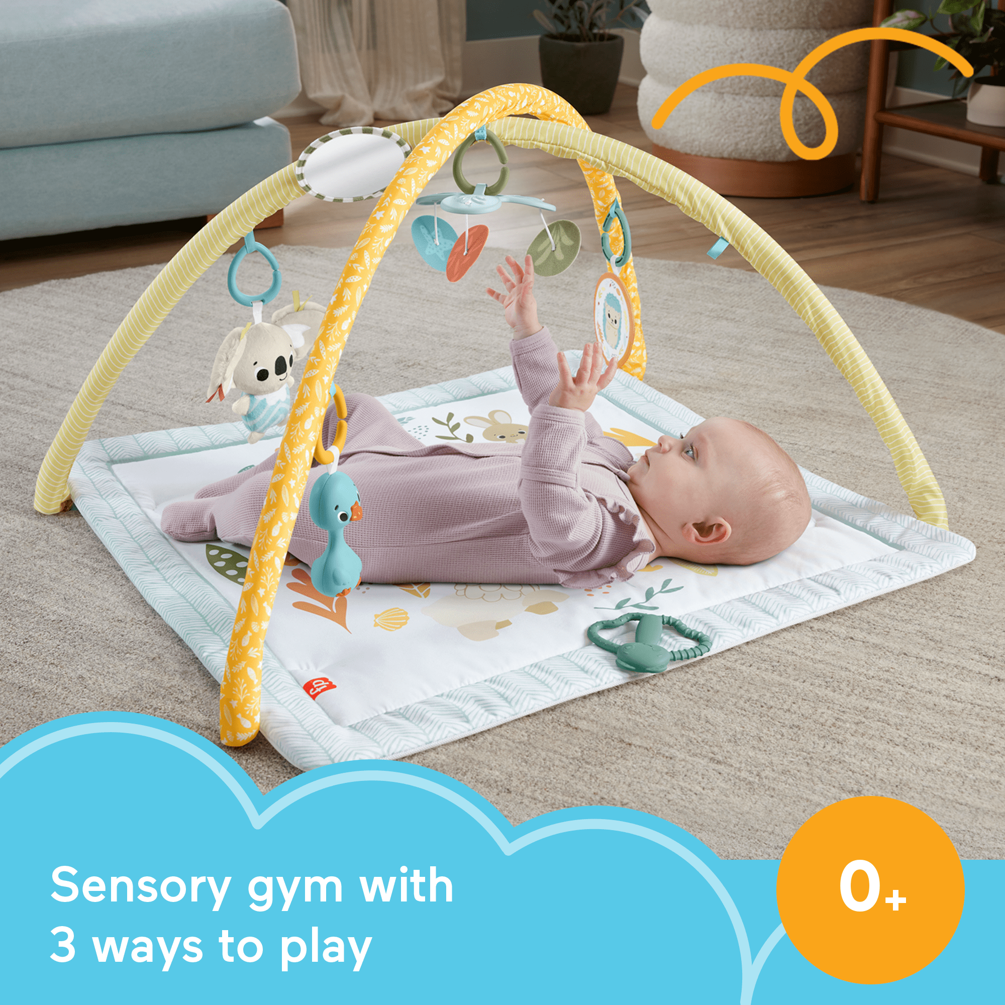 Fisher-Price® Simply Senses™ Newborn Gym Mattel
