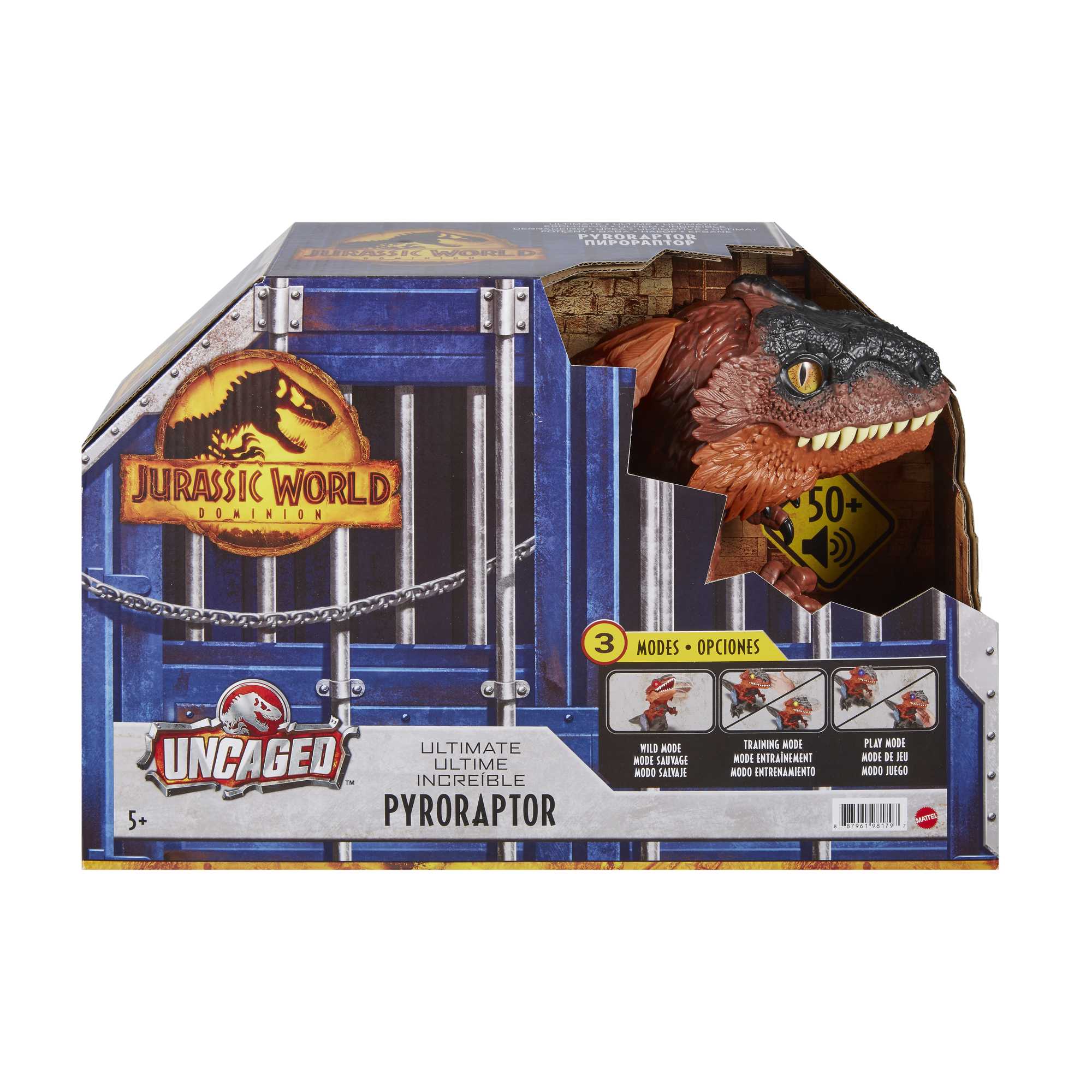 Jurassic World Uncaged Dinosaurio de fuego | MATTEL