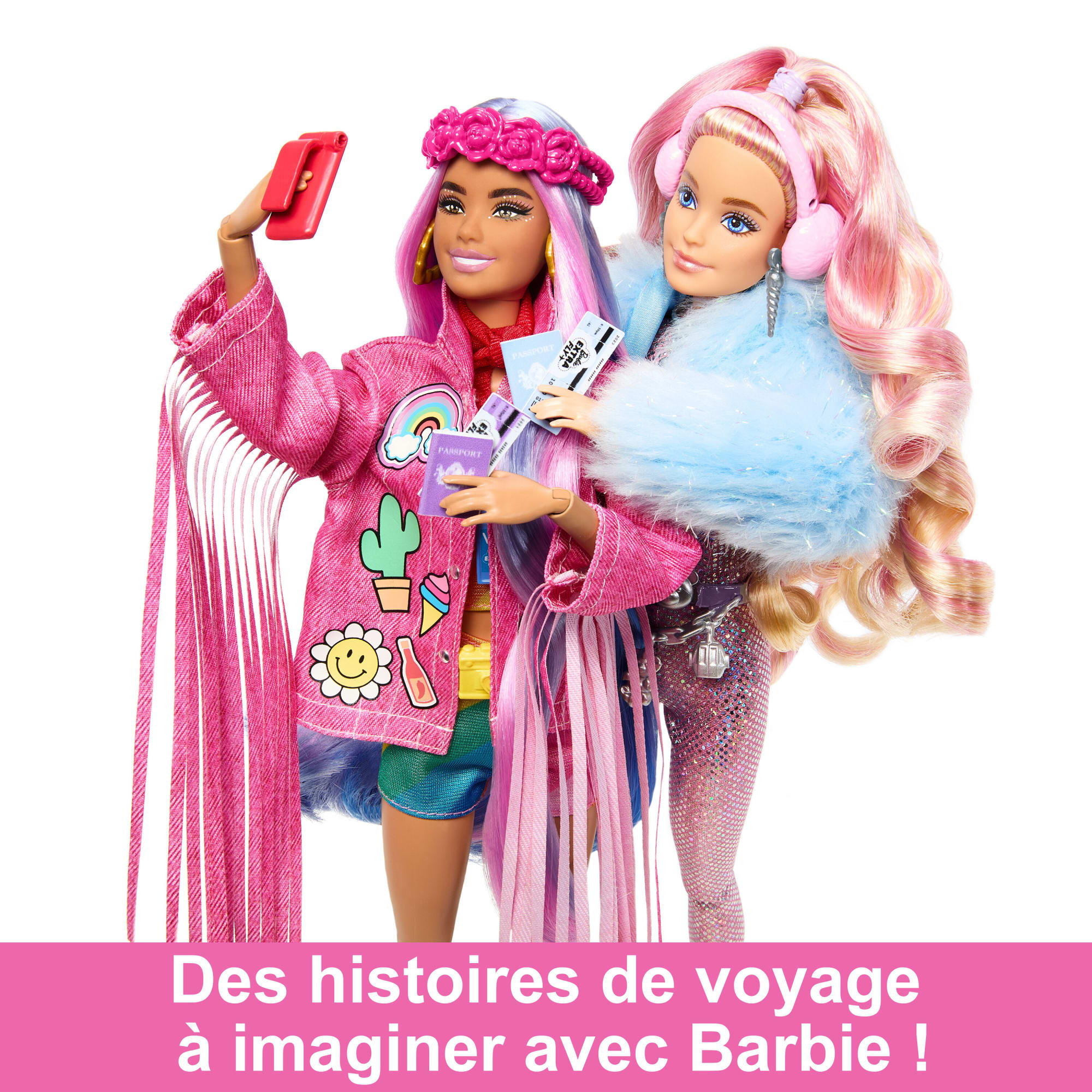 Poupée Barbie Extra Voyage Tenue de Plage