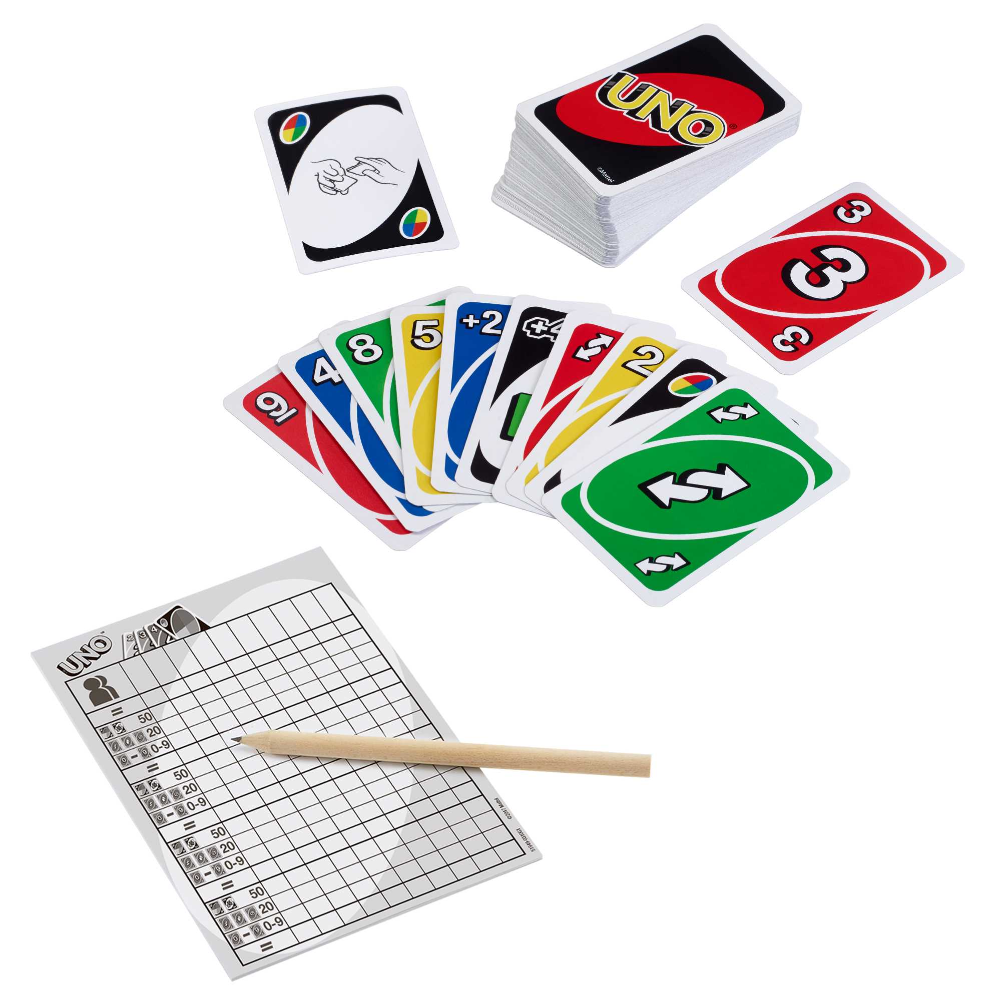  Juego de cartas Uno Deluxe : Juguetes y Juegos