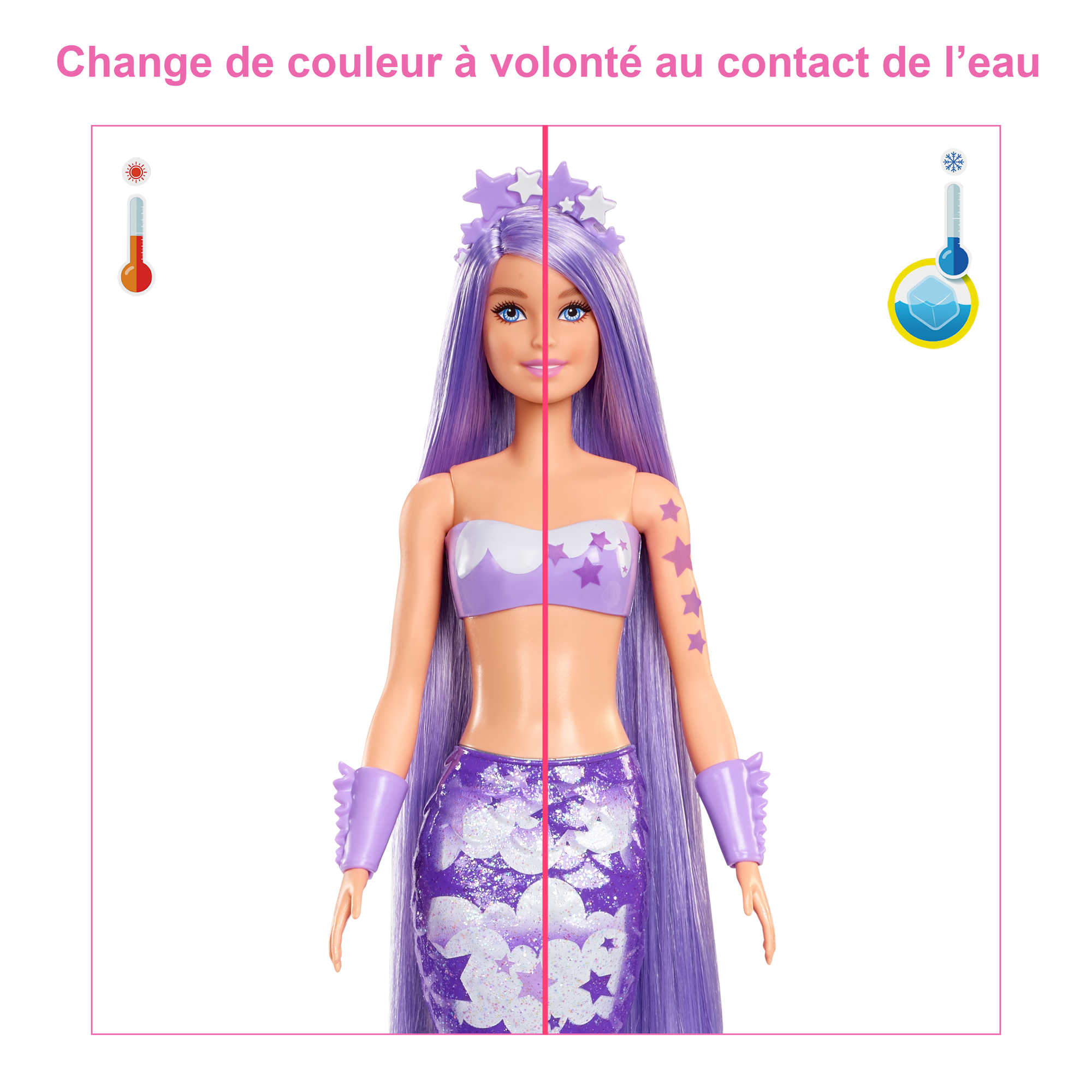 Barbie – Assortiment Coffret Bébé Color Reveal Sirène 