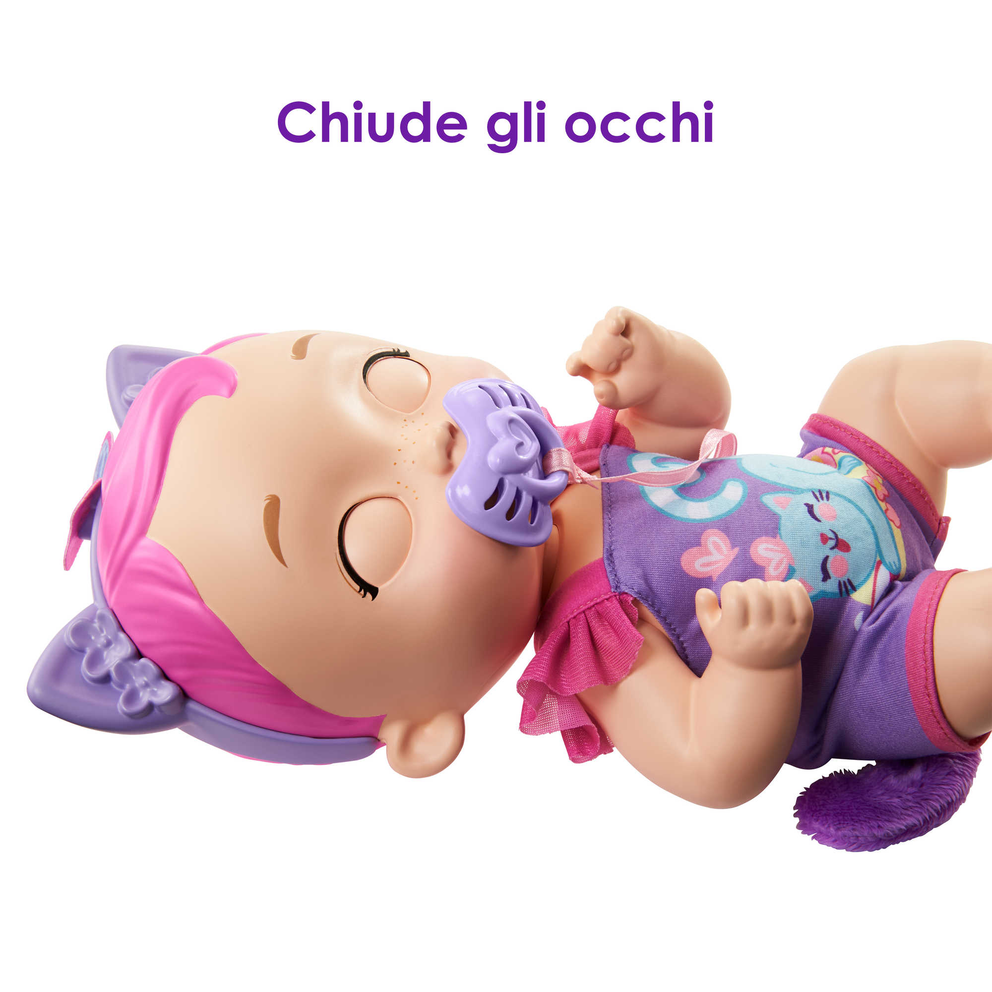 Mattel My Garden Baby Baby Gattina Pappa e Nanna - Bambola interattiva  viola da 30,5 cm, con oltre 20 suoni e 5 accessori, Giocattolo e regalo per  Bambini 3+ Anni - Mattel - Bambole Fashion - Giocattoli