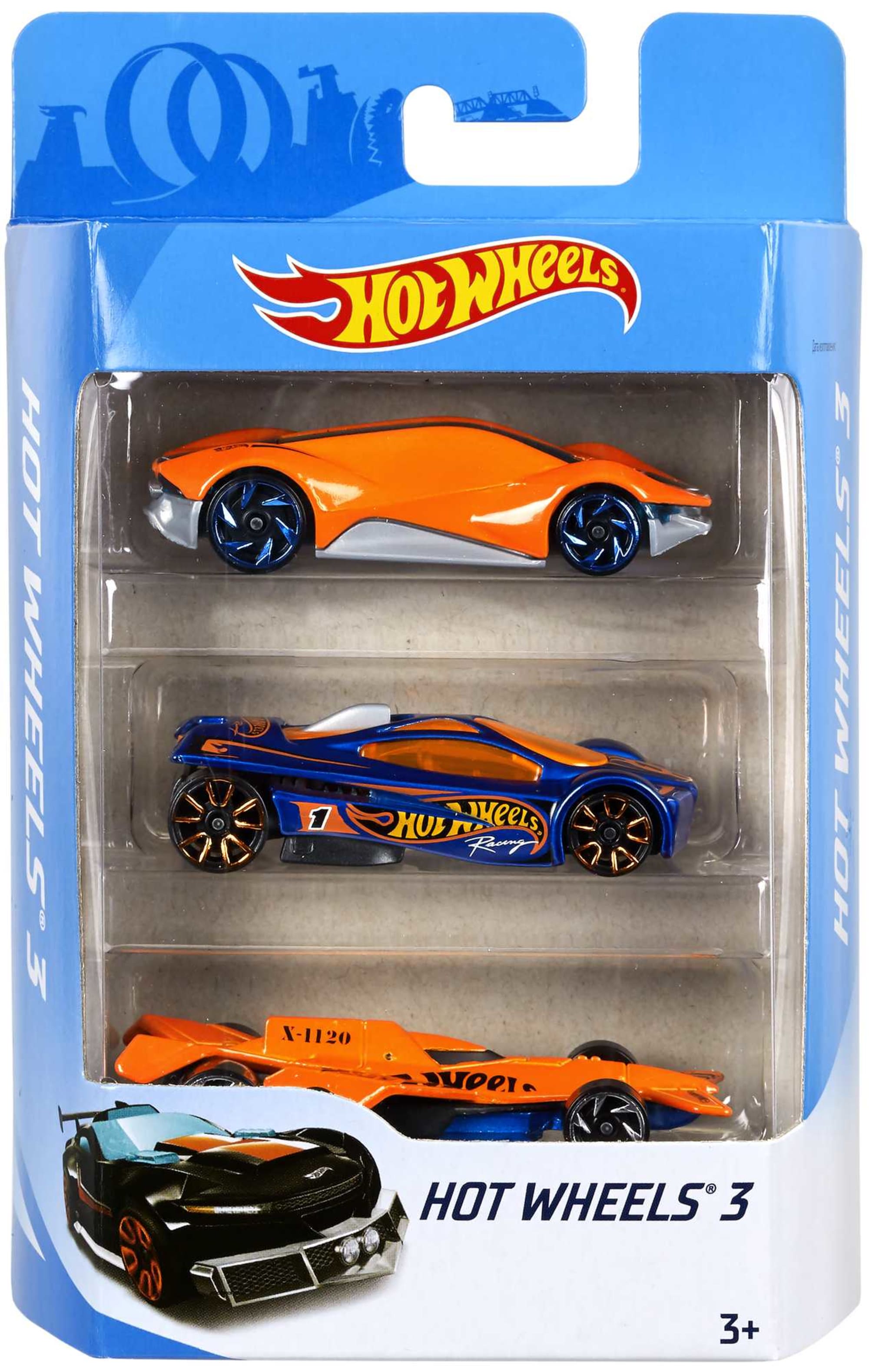 Набор машинок Hot Wheels коллекционные 3шт в ассортименте | K5904 | MATTEL