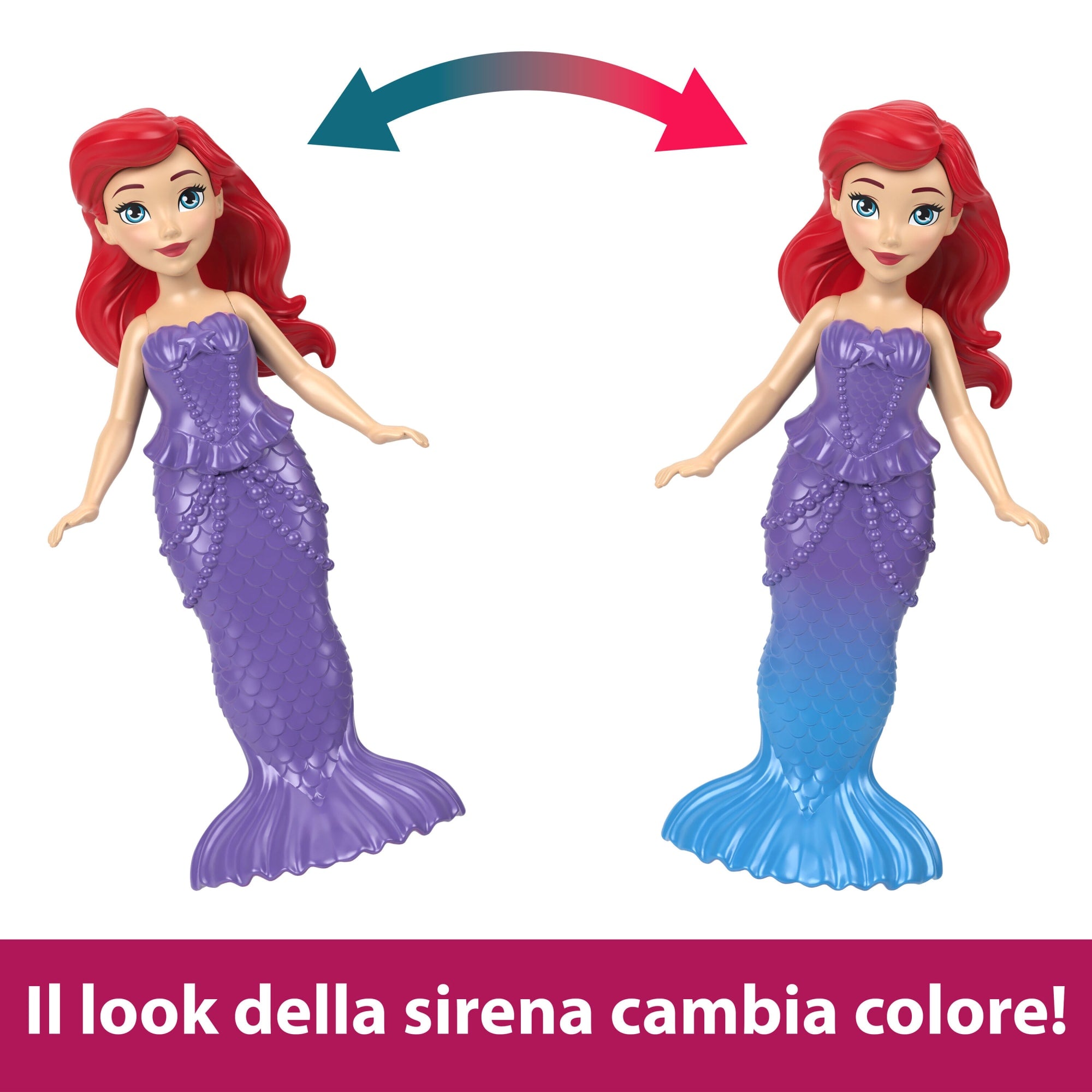 Abito Ariel Principessa, Principessa Disney, Abito Ariel, Principessa Ariel,  Costume Ariel, Abito Principessa, Disney, Principessa, Vestito da Favola -   Italia