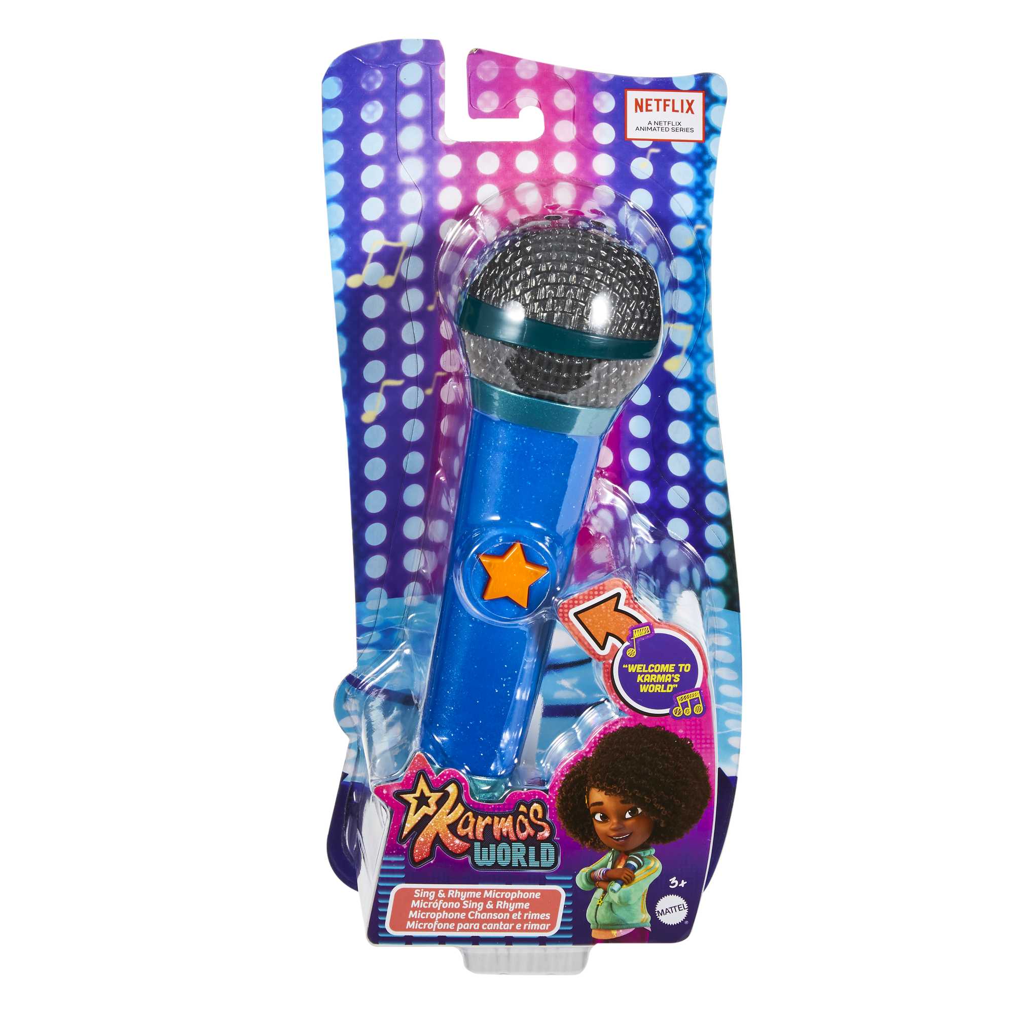 Karma s World Sing Rhyme Microphone with Lights Sounds HHP73