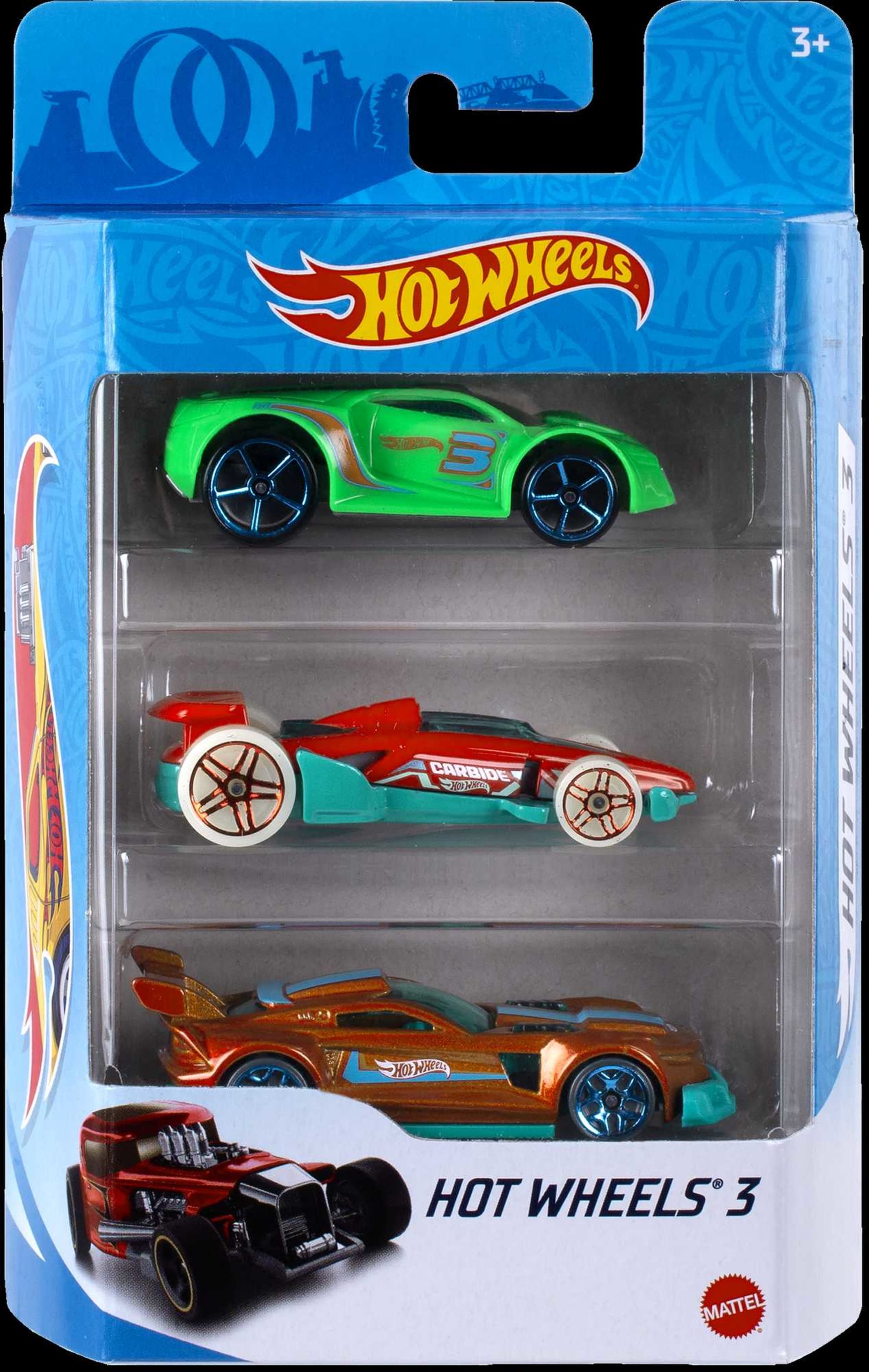 Набор машинок Hot Wheels коллекционные 3шт в ассортименте | K5904 | MATTEL