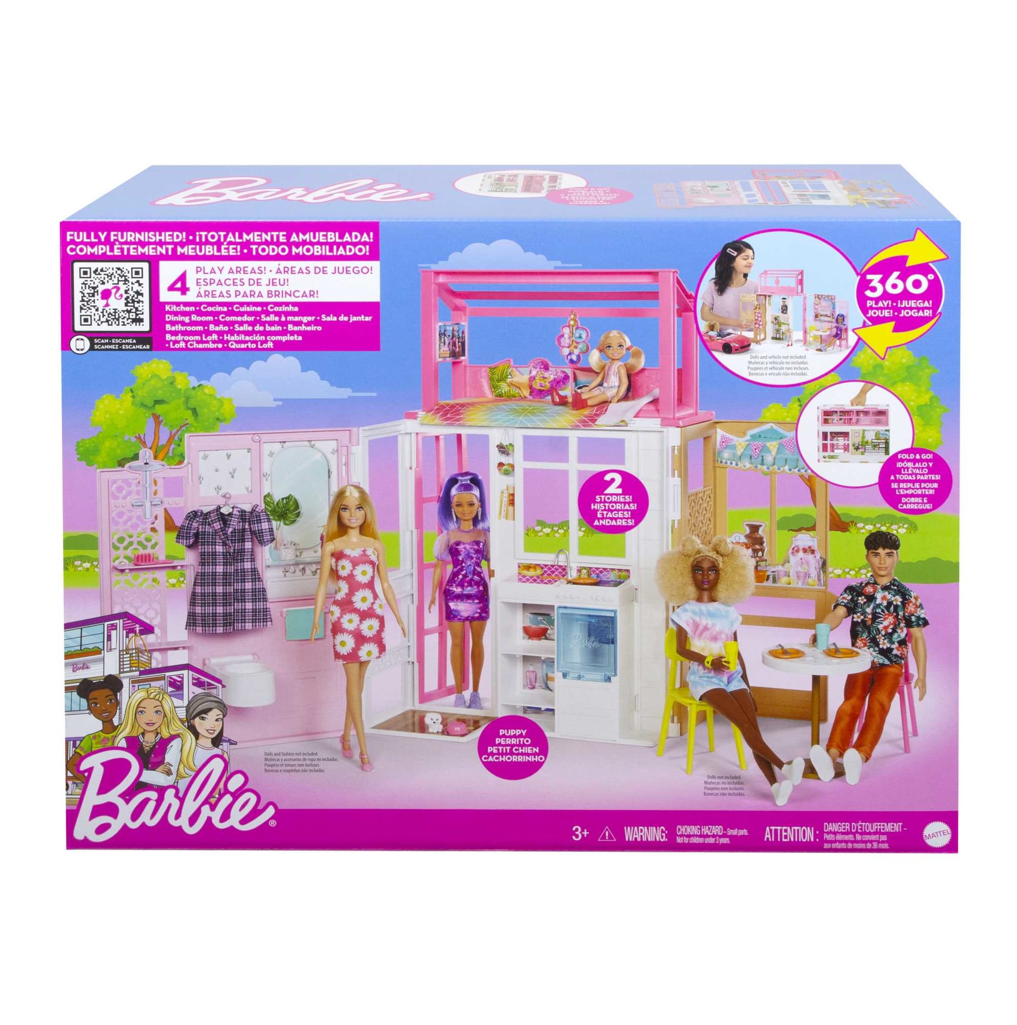 Maison de barbie transportable - Cdiscount