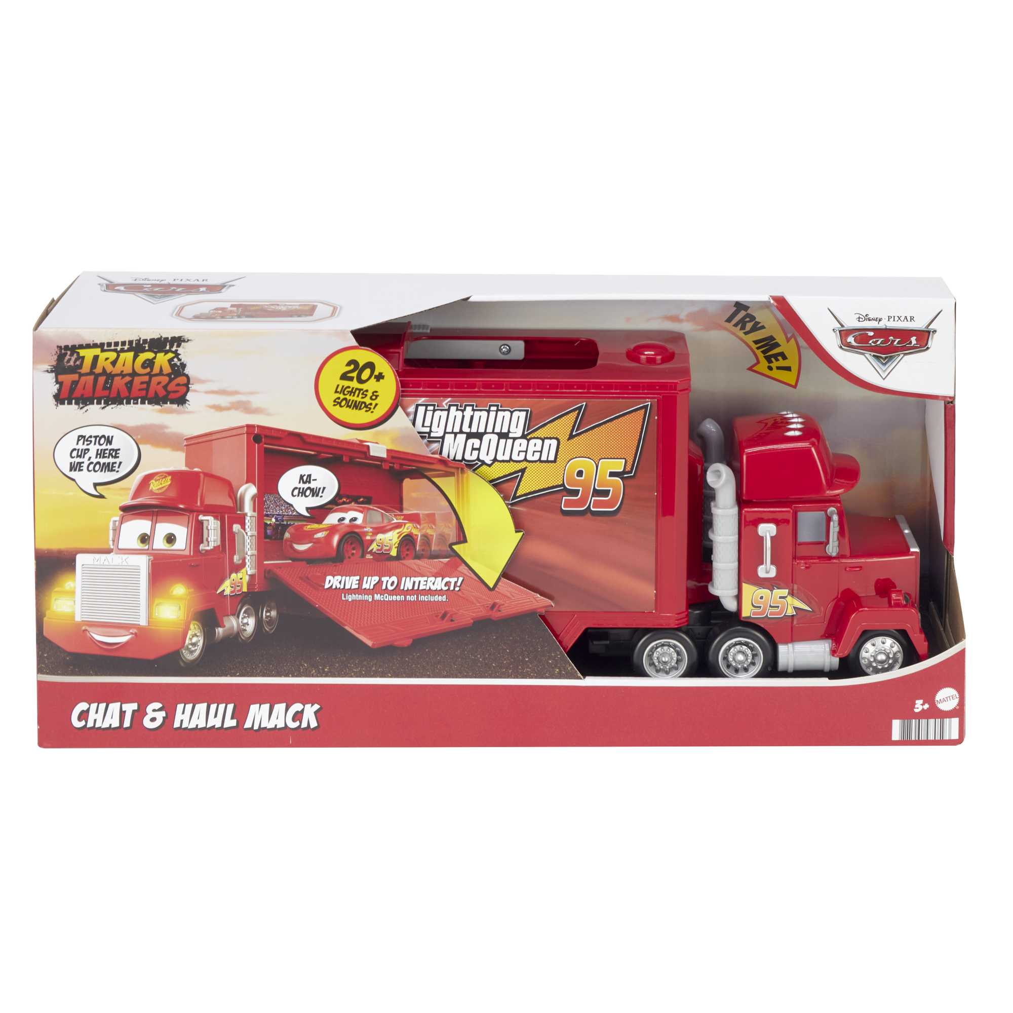 Lightning mcqueen sale truck track