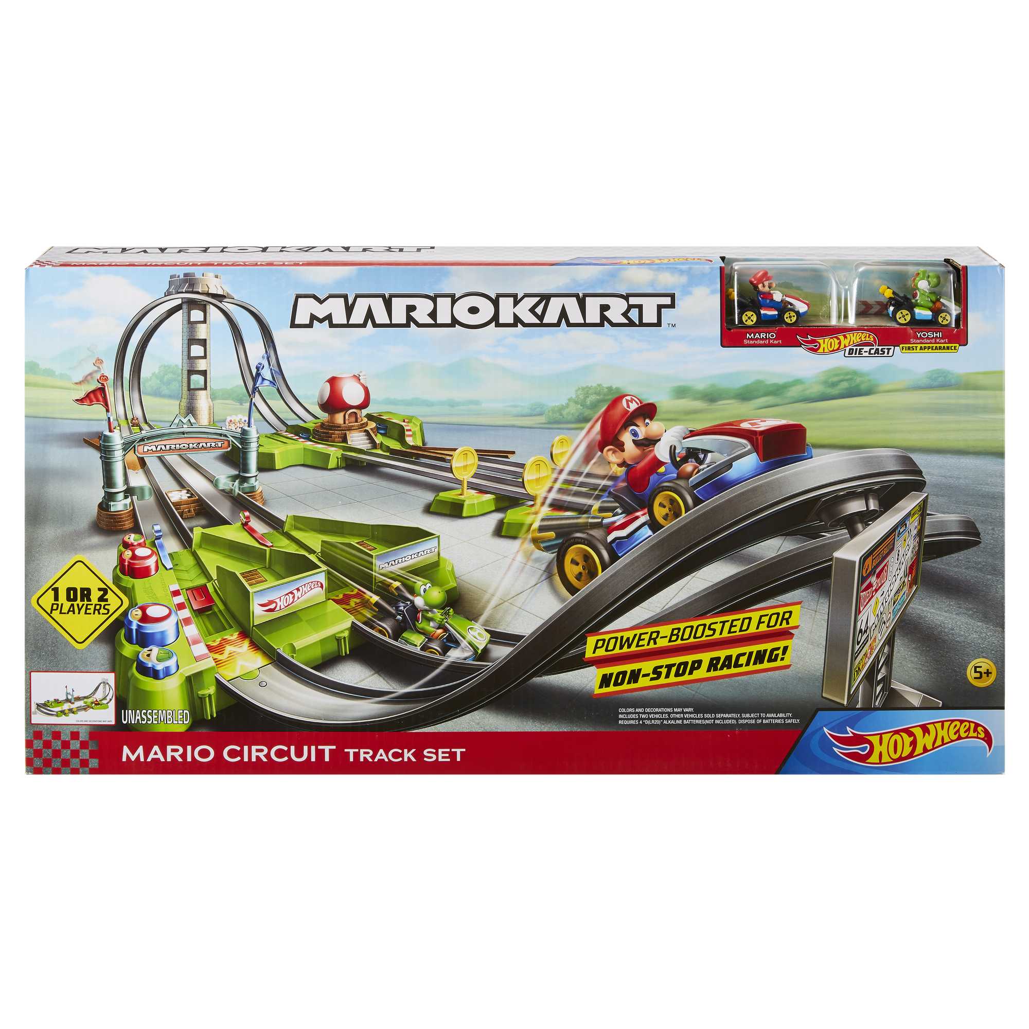 Hot Wheels Mario Kart Circuit Track Set, GCP27