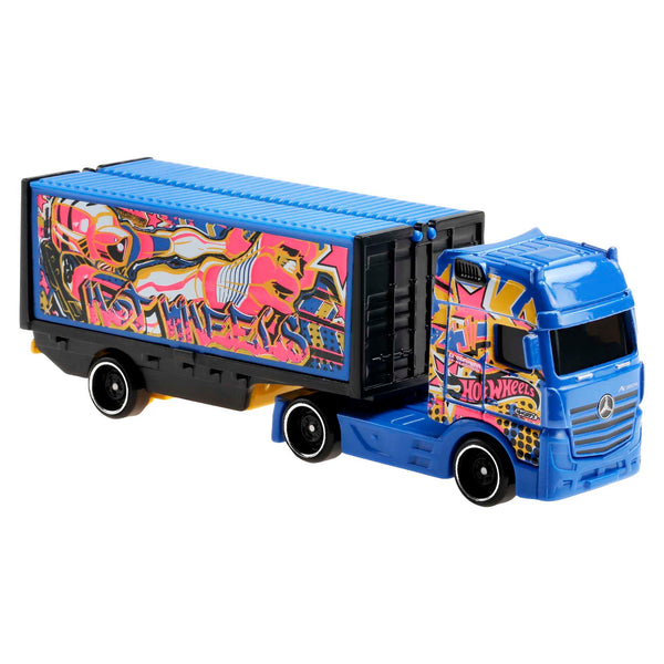 Camion transporteur HOT WHEELS : le camion coloris assortis à Prix Carrefour