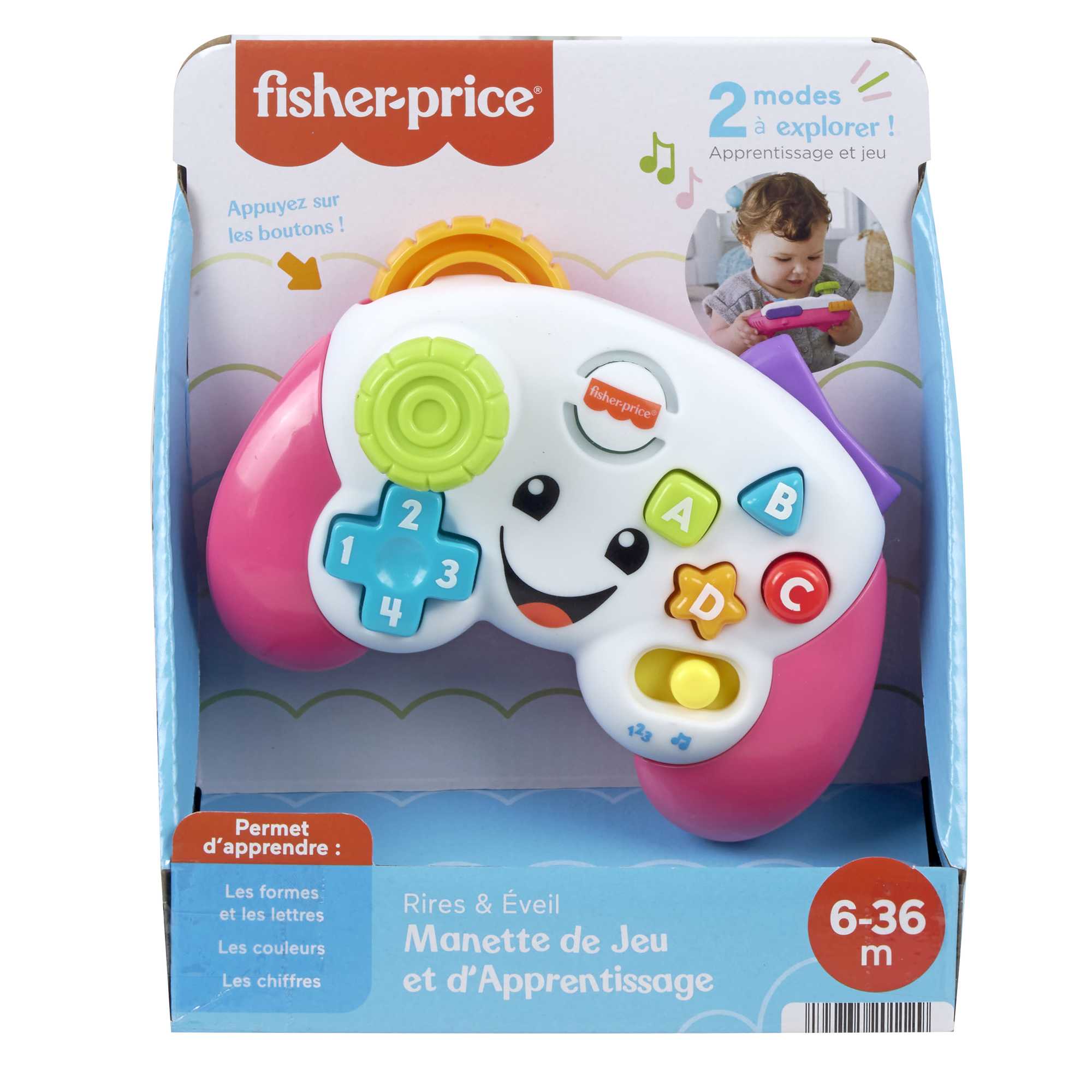 Fisher-Price - Rires et Éveil - Manette de jeu vidéo jouet