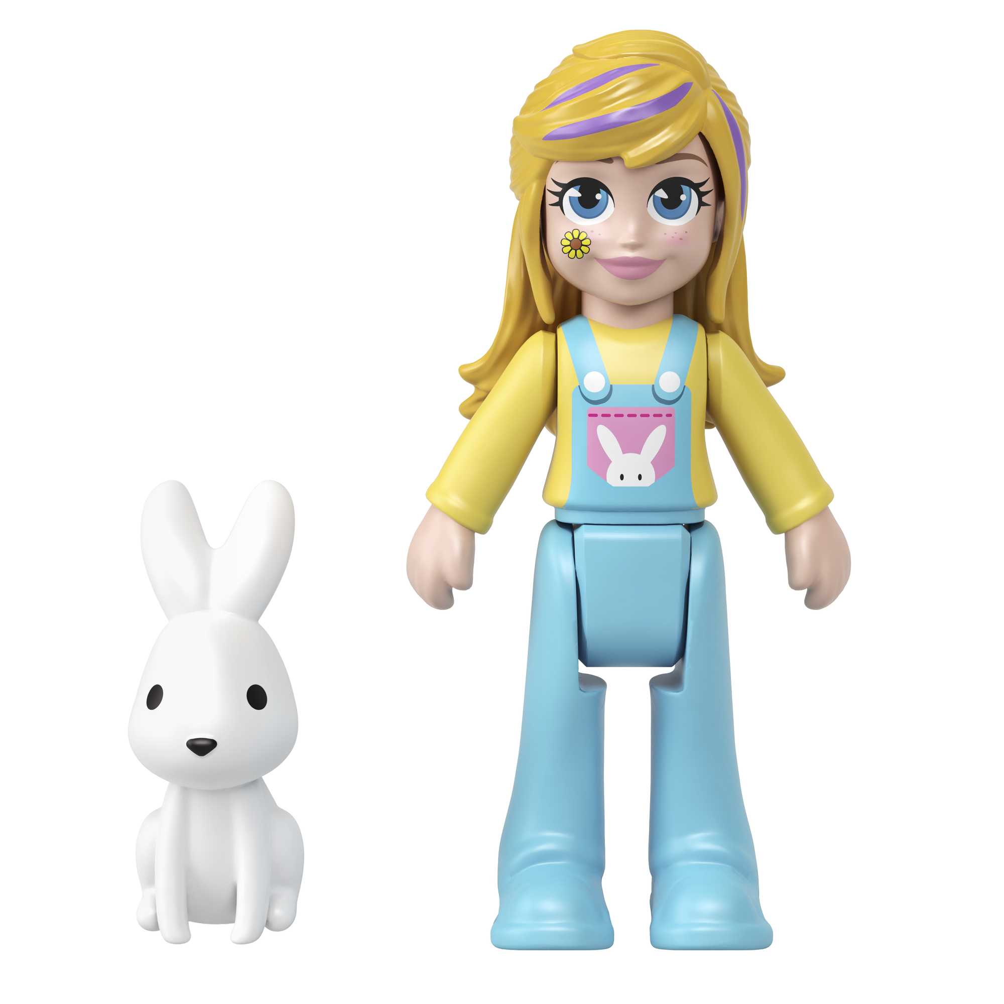 Polly Pocket - Coffret transformable Lapin, avec mini-poupée Polly