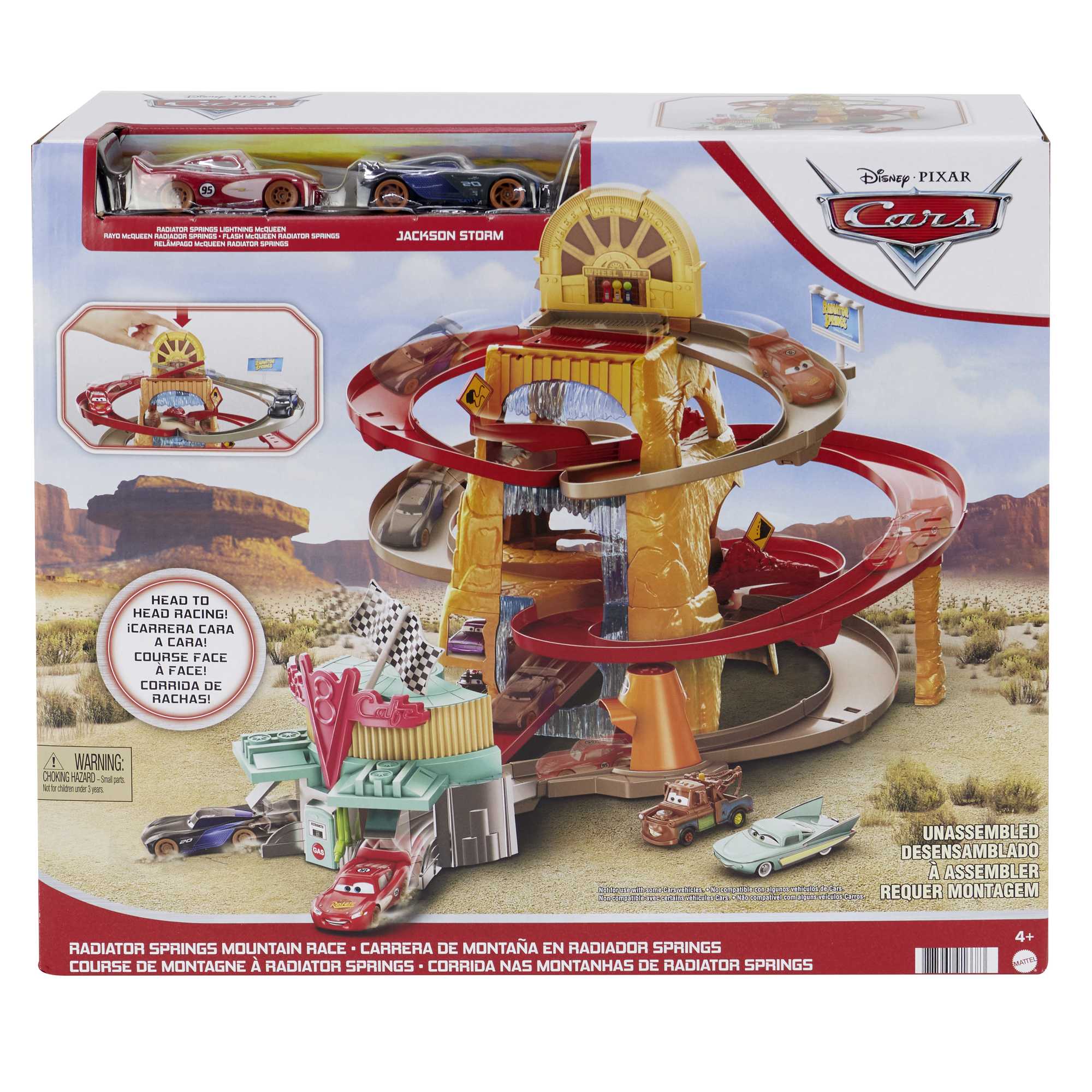 Disney Pixar Cars Radiator Springs Mountain Race Playset | GTK90