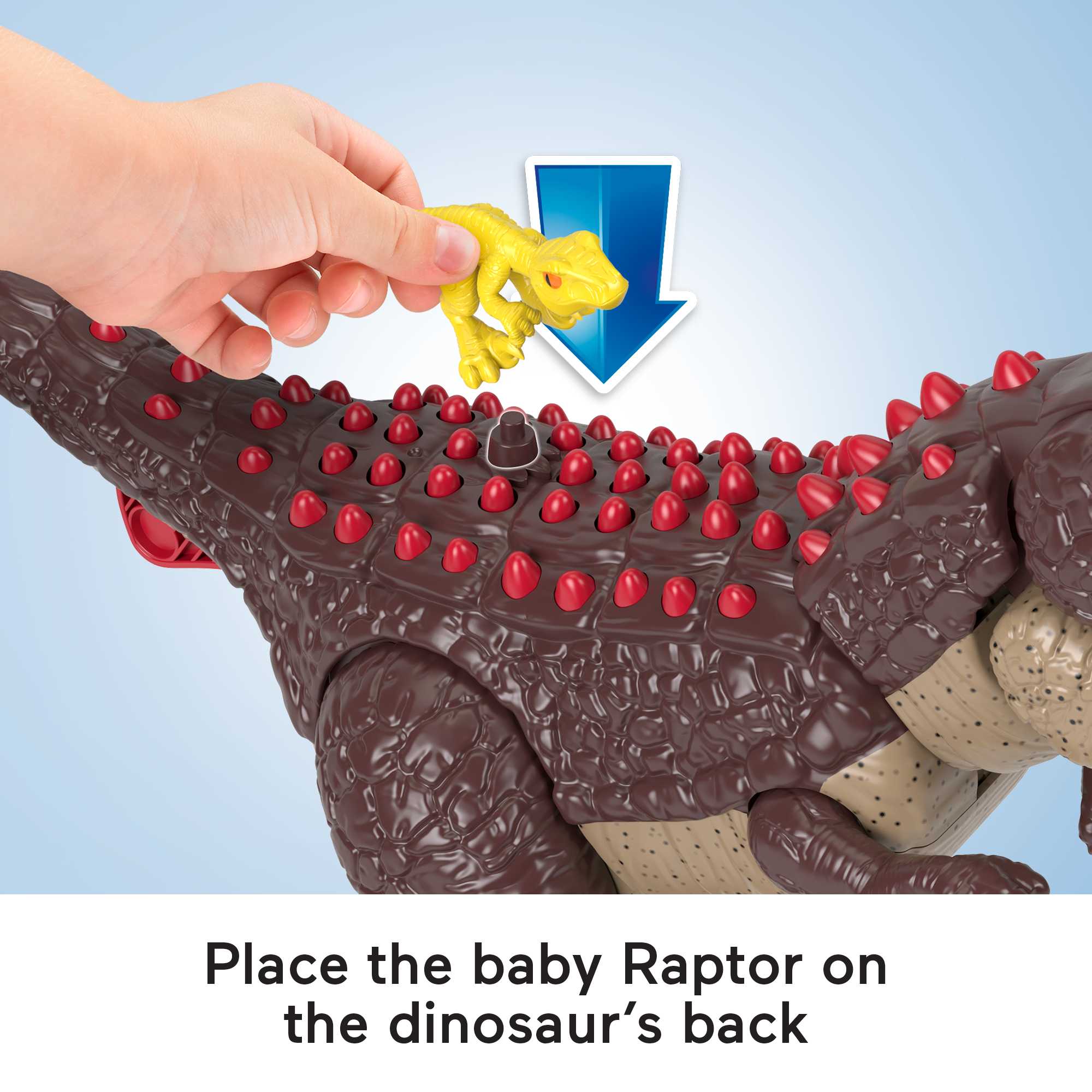 Imaginext Jurassic World Spike Strike Carnotaurus | HML42 | MATTEL