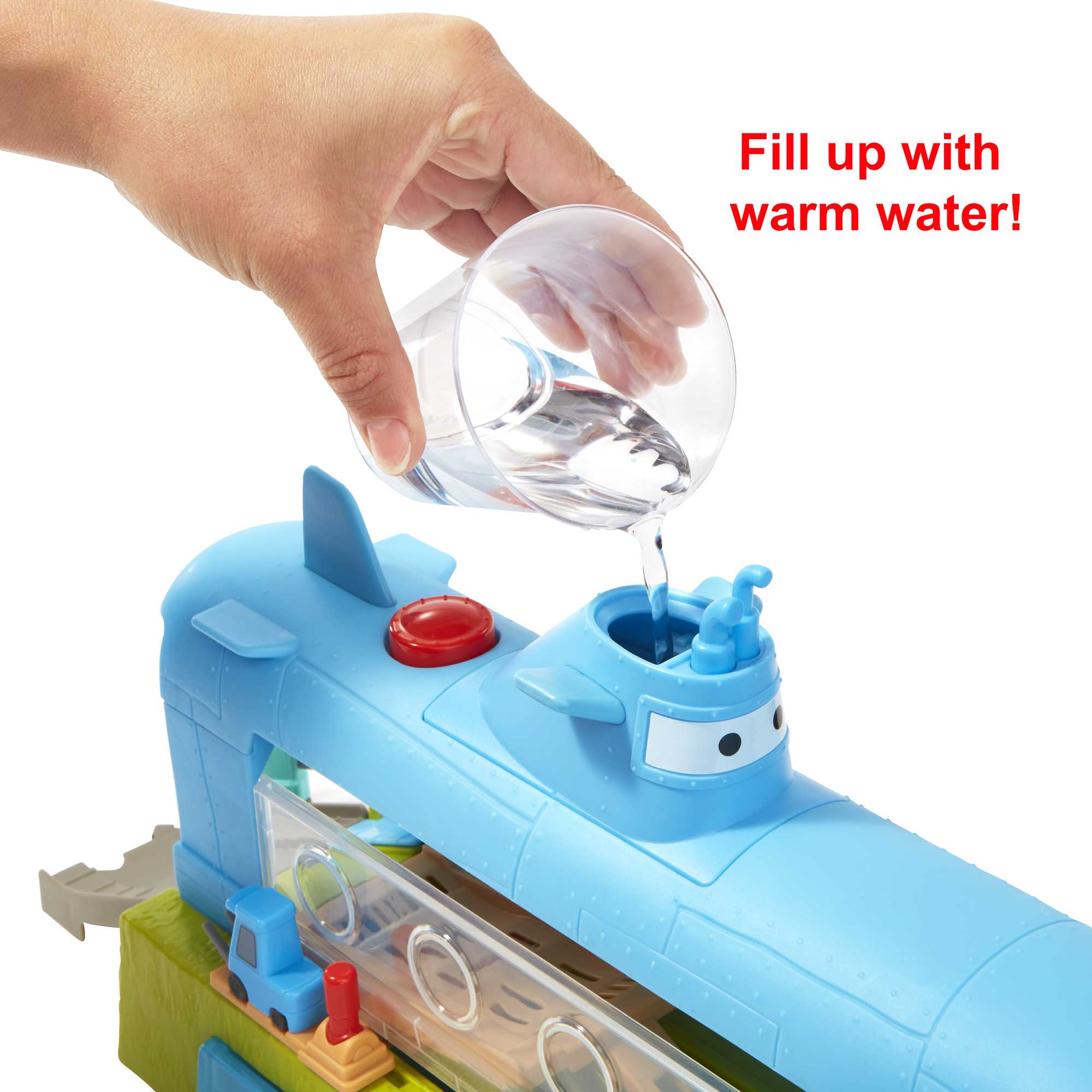 Disney and Pixar Cars Color Change Whale Car Wash Playset | HGV70 | MATTEL