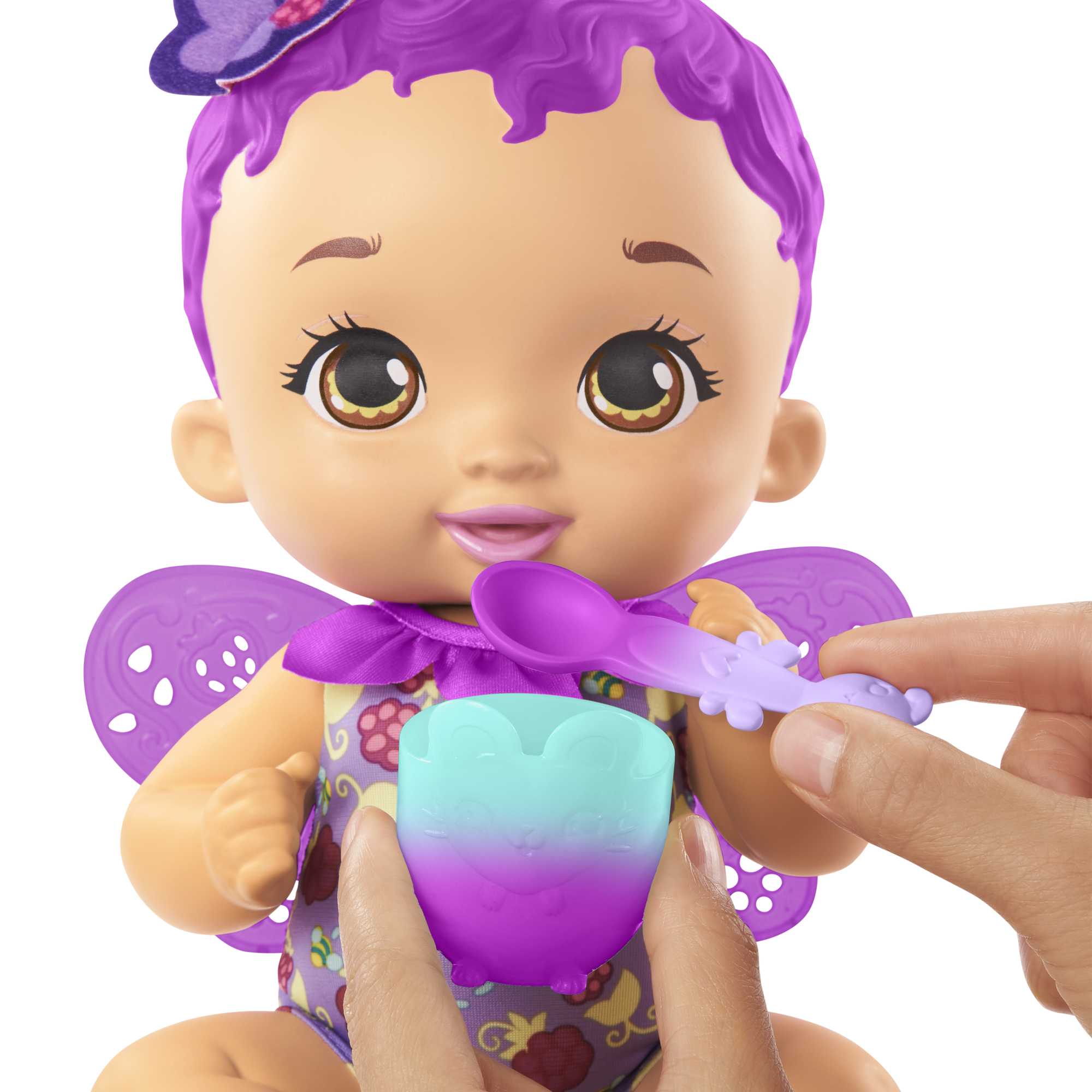 My Garden Baby Berry Hungry Baby Butterfly Doll (Raspberry-Scented)