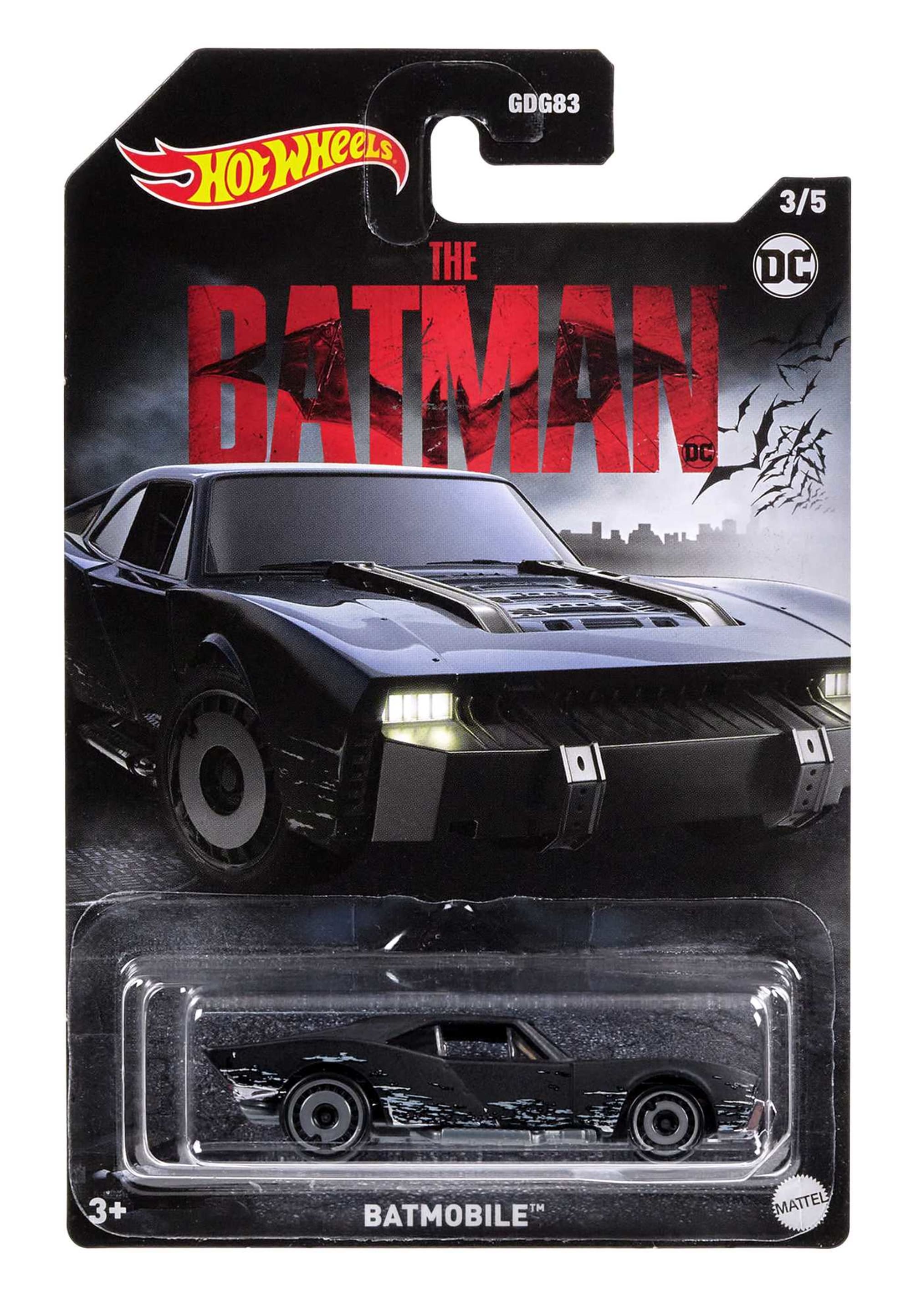 Hot Wheels Batmobile, 1:64 Scale Toy Car, DC Batmobile