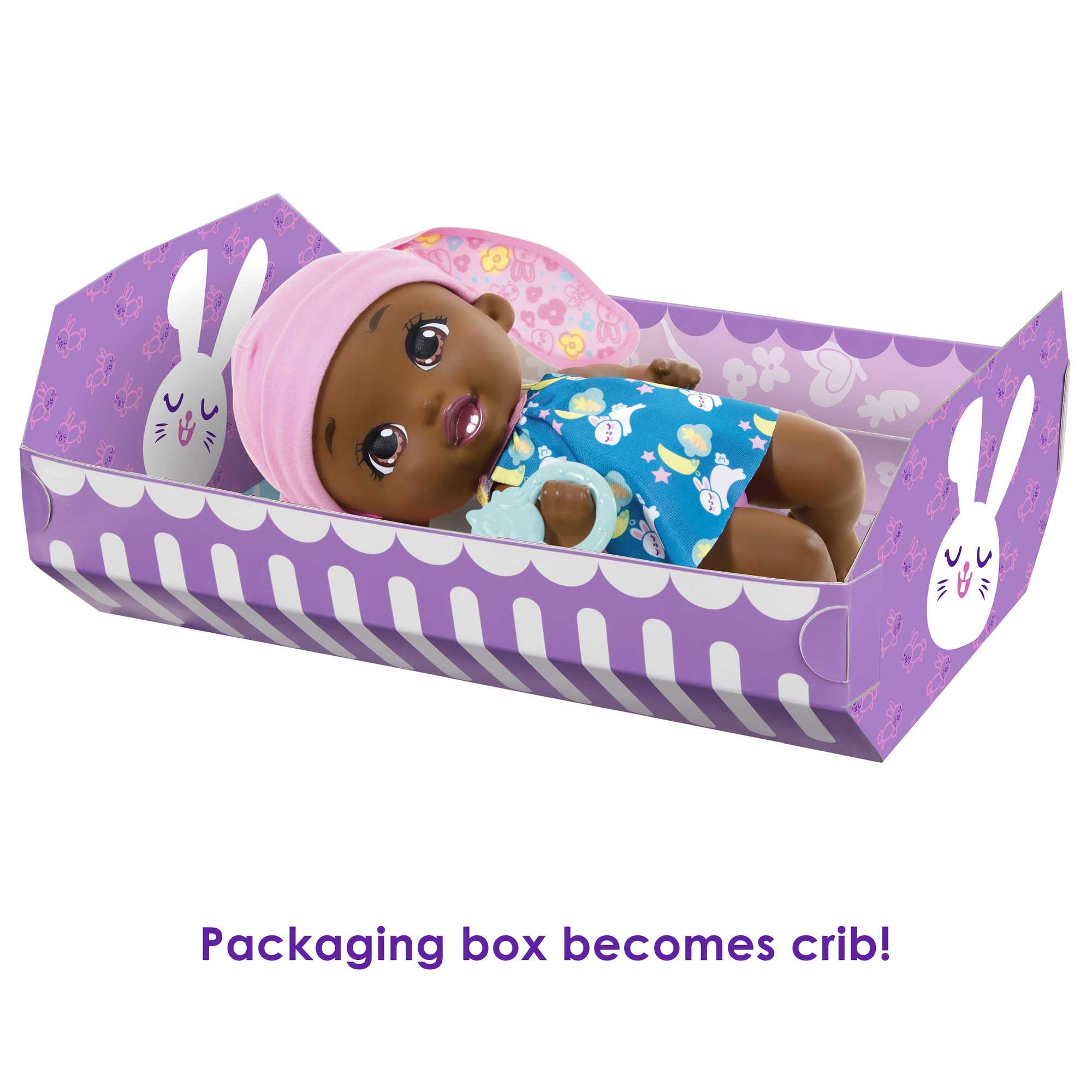 My Garden Baby Brush & Smile Little Bunny Baby Doll HGC11 MATTEL GB