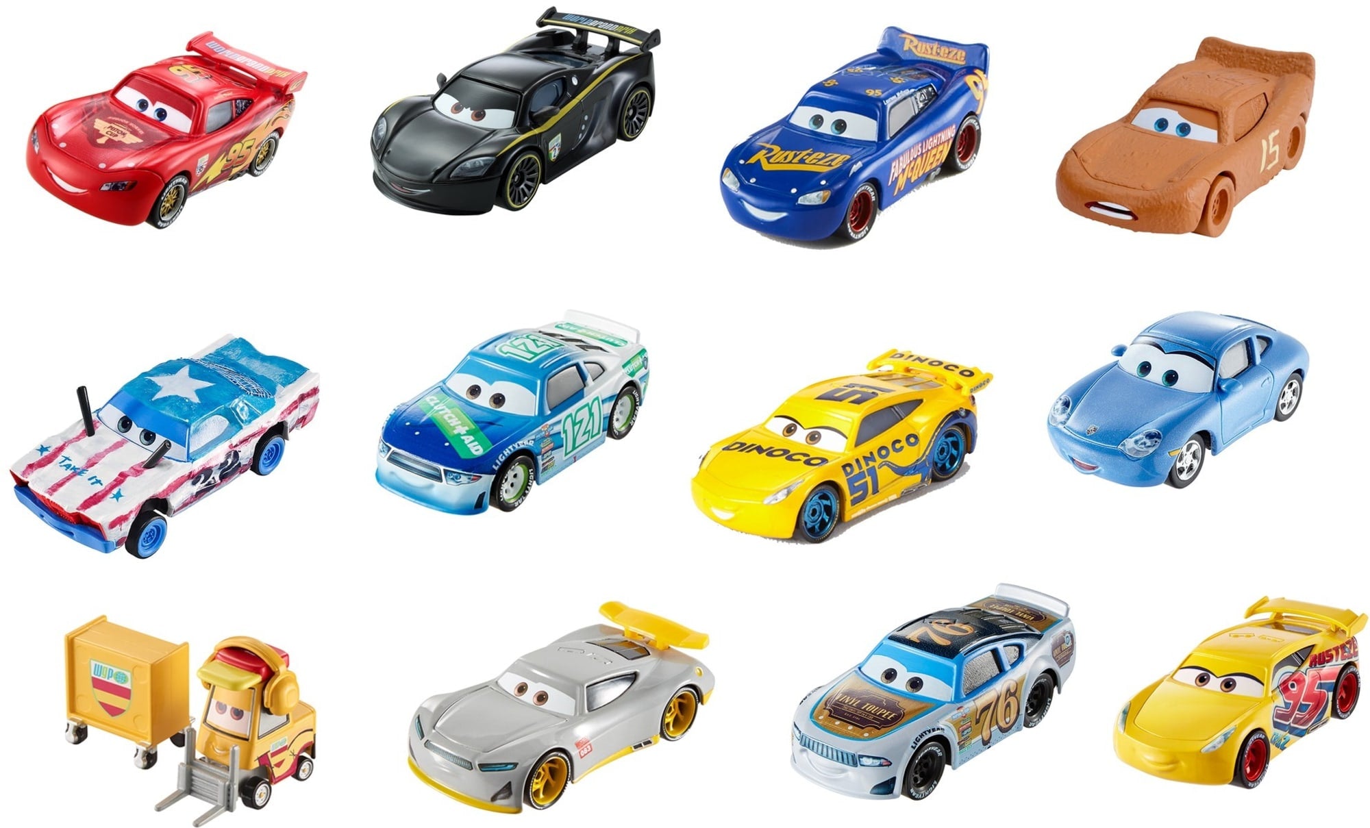 Cars Mini Véhicule Modèle Aléatoire - Sélection Noël Mattel