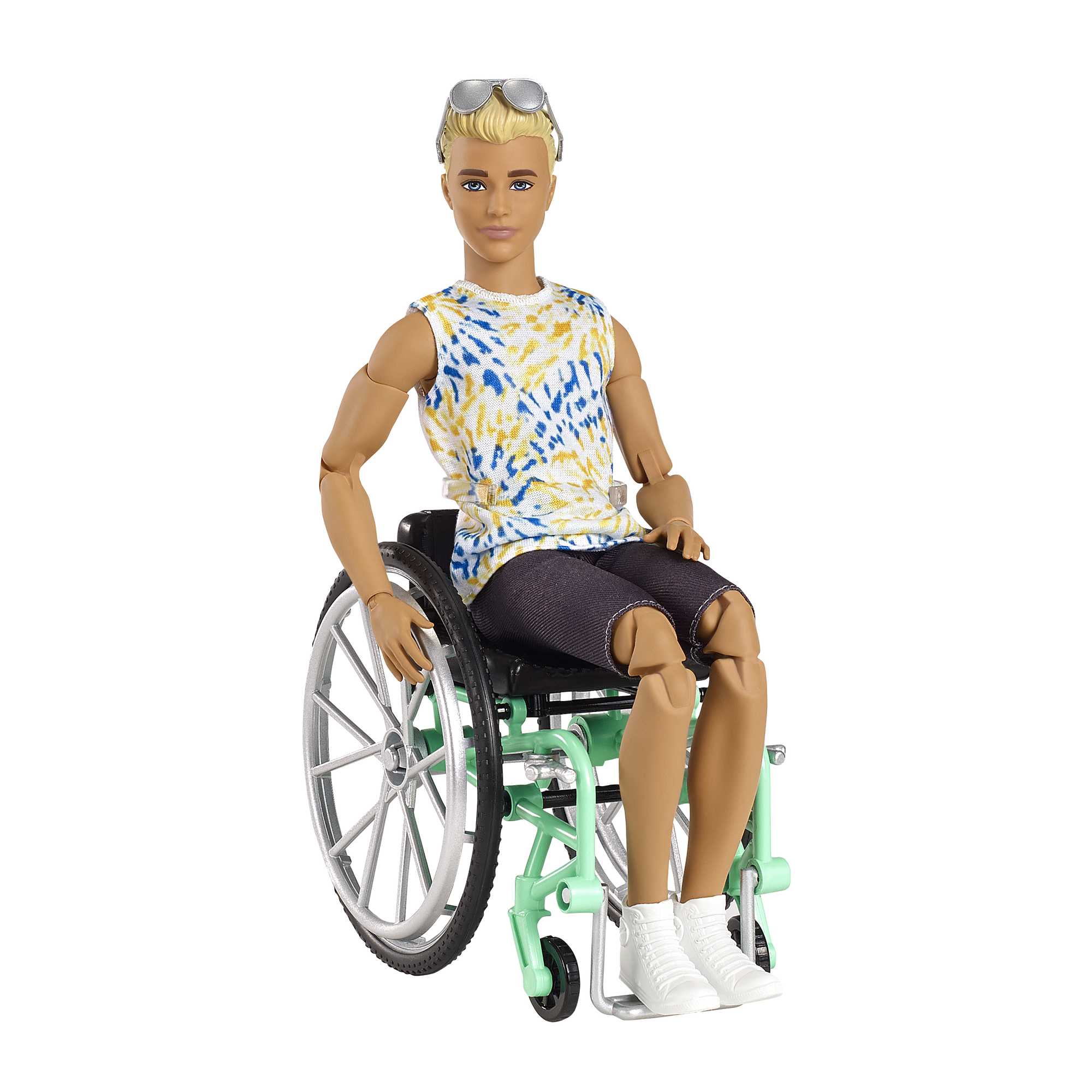 BARBIE - Poupée Fashionistas Ken en fauteuil rou…