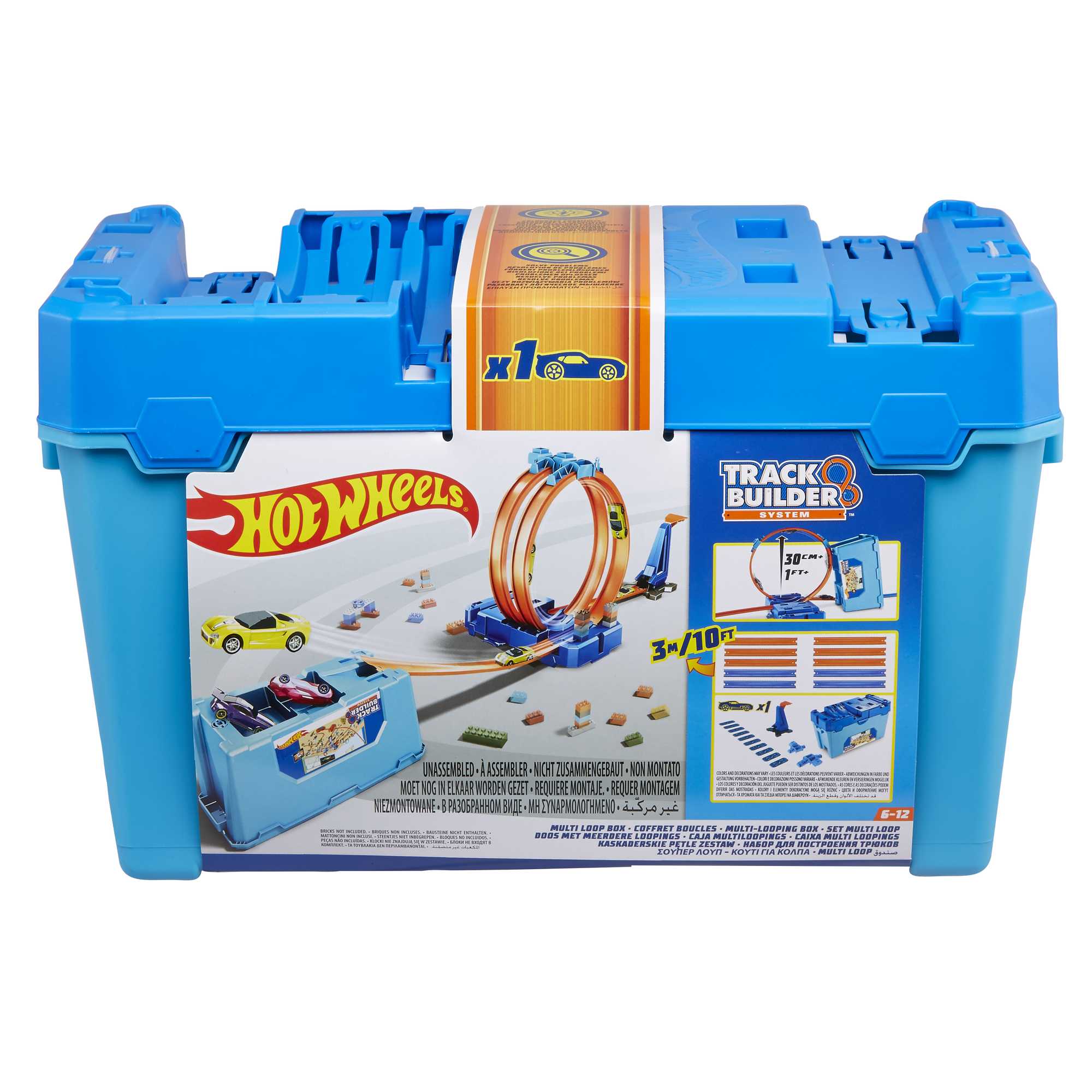 Hot Wheels Track Builder MULTI LOOP BOX FLK90 MATTEL